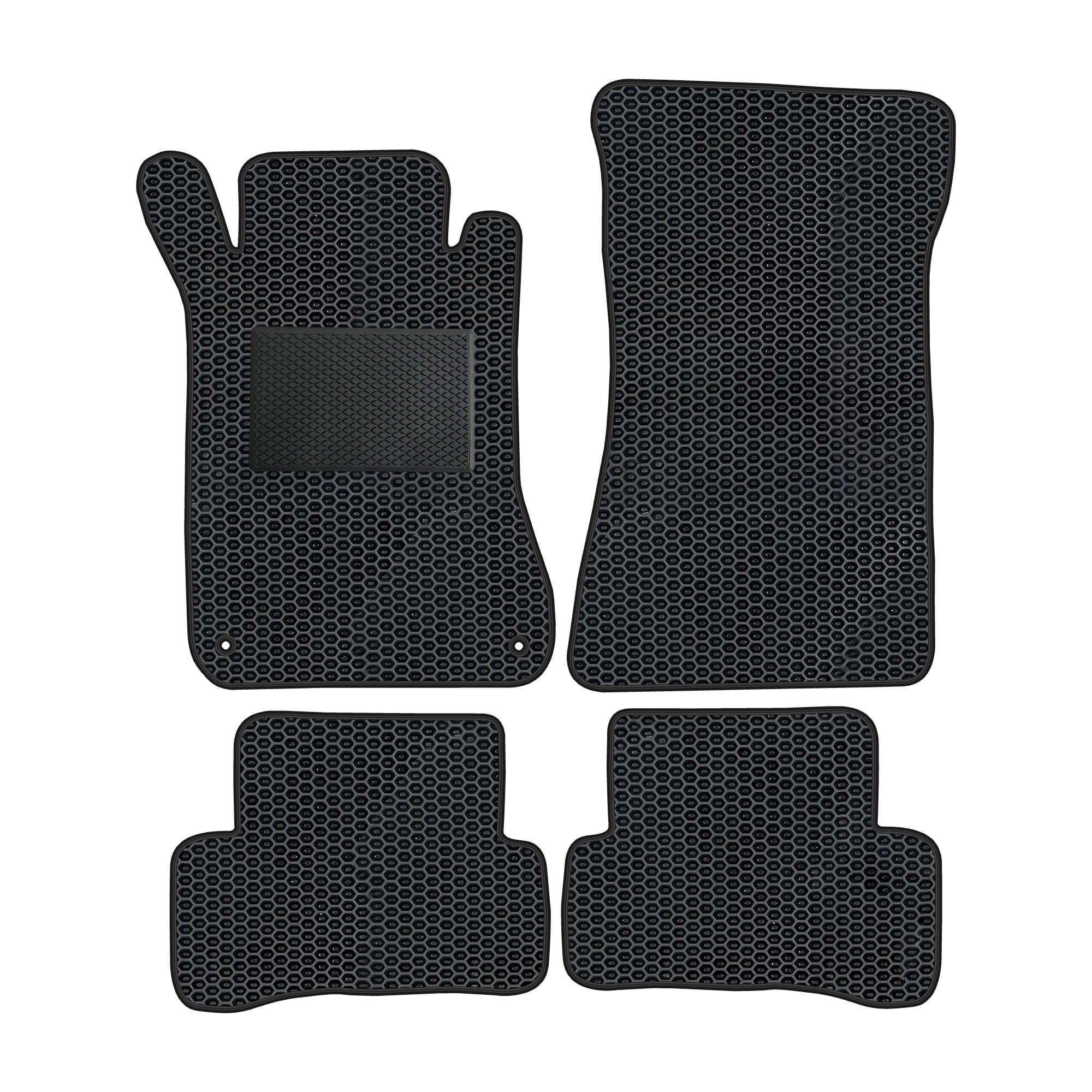 Me013evapod - Komplettes Set Eva-autofußmatten Passend Für Mercedes-benz C-klasse W203 Sportcoupe 2000-2008 (mit Zusätzlicher Verstärkung)