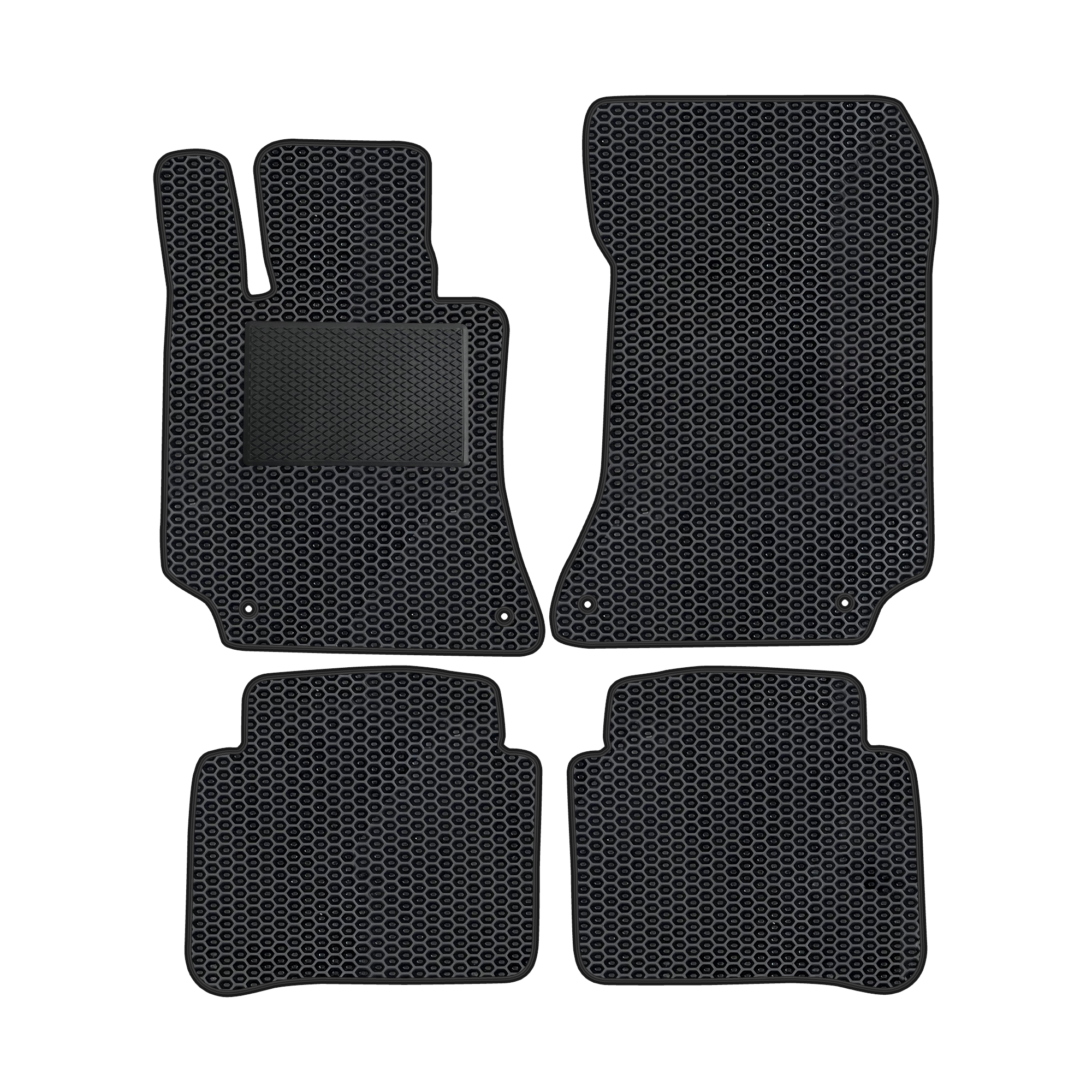 Me022evapod - Komplettes Set Eva-autofußmatten Passend Für Mercedes-benz Cls E-klasse C218 W212 2009-2017 (mit Zusätzlicher Verstärkung)