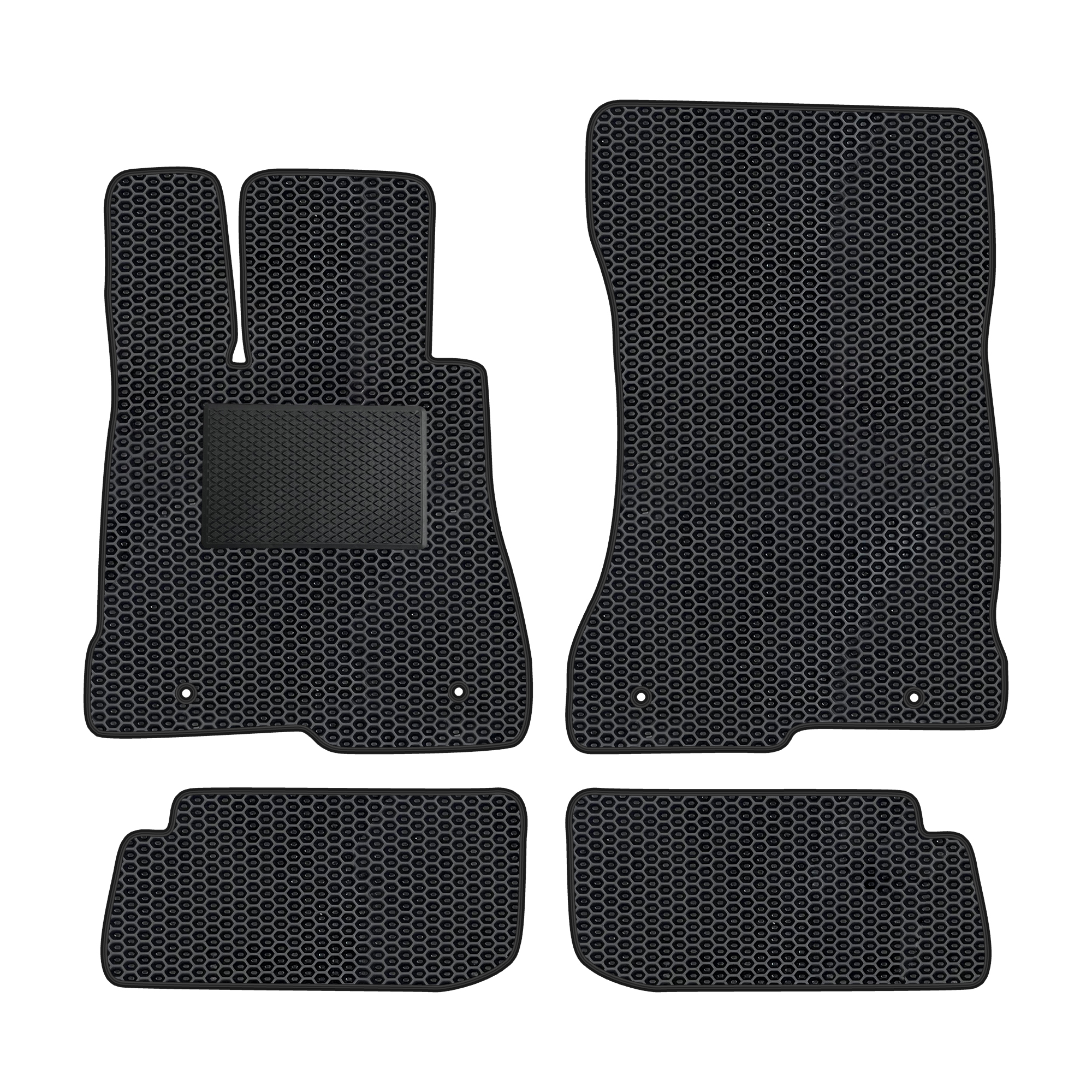 Me028evapod - Komplettes Set Eva-autofußmatten Passend Für Mercedes-benz Cl W216 2006-2014 (mit Zusätzlicher Verstärkung)