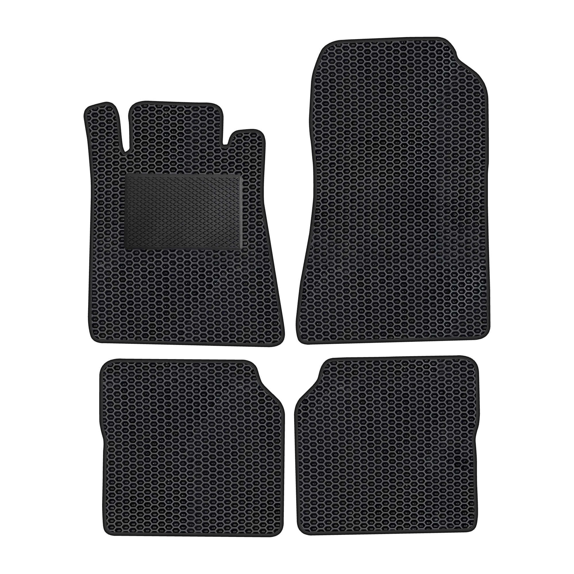 Me031evapod - Komplettes Set Eva-autofußmatten Passend Für Mercedes-benz S-klasse W140 Lang 1991-1998 (mit Zusätzlicher Verstärkung)