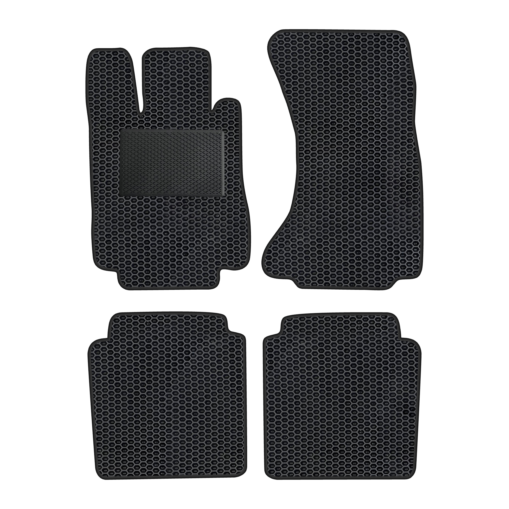 Me036evapod - Komplettes Set Eva-autofußmatten Passend Für Mercedes-benz W220 4-matic Lang 1998-2005 (mit Zusätzlicher Verstärkung)
