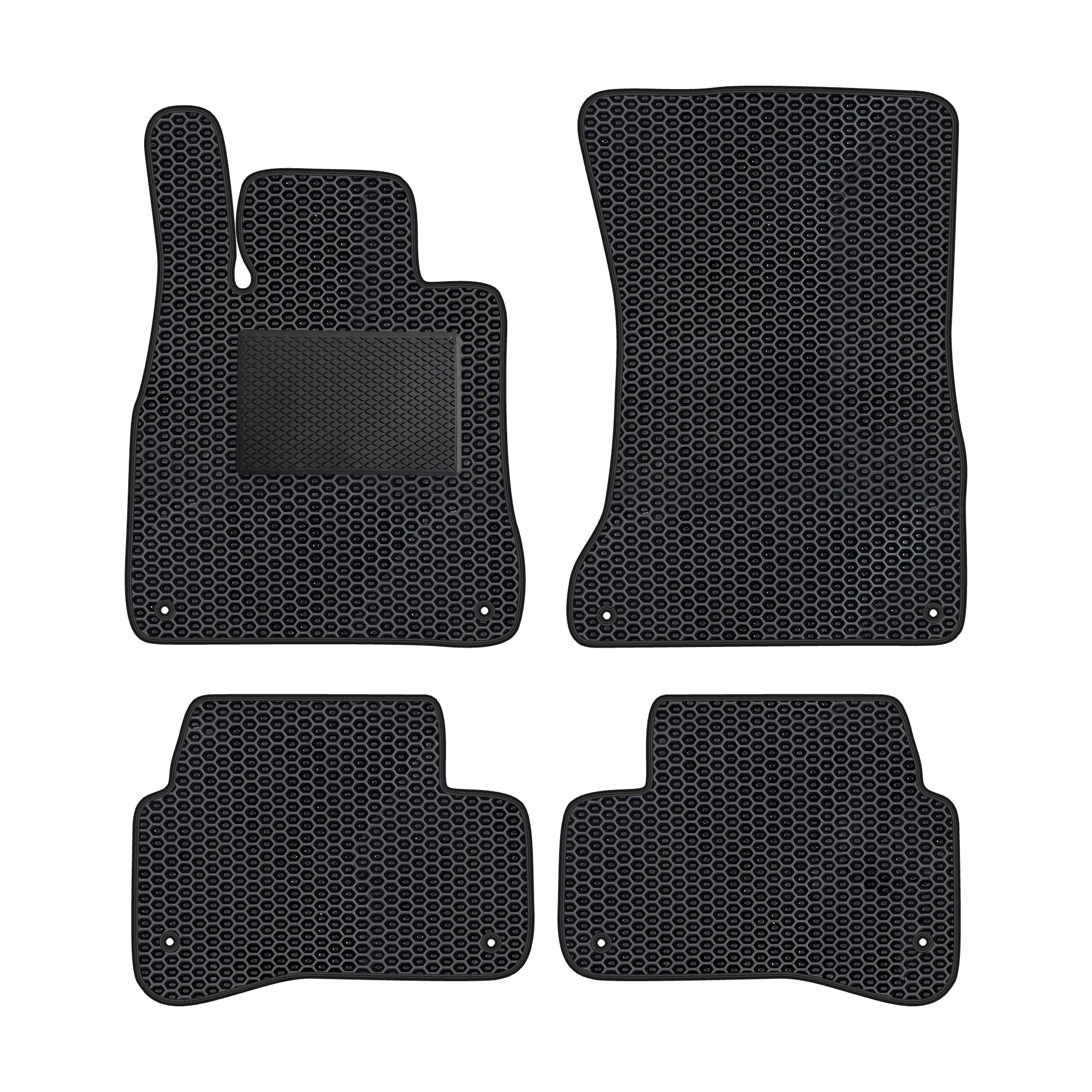 Me032evapod - Komplettes Set Eva-autofußmatten Passend Für Mercedes-benz S-klasse W222 2014-2020 (mit Zusätzlicher Verstärkung)