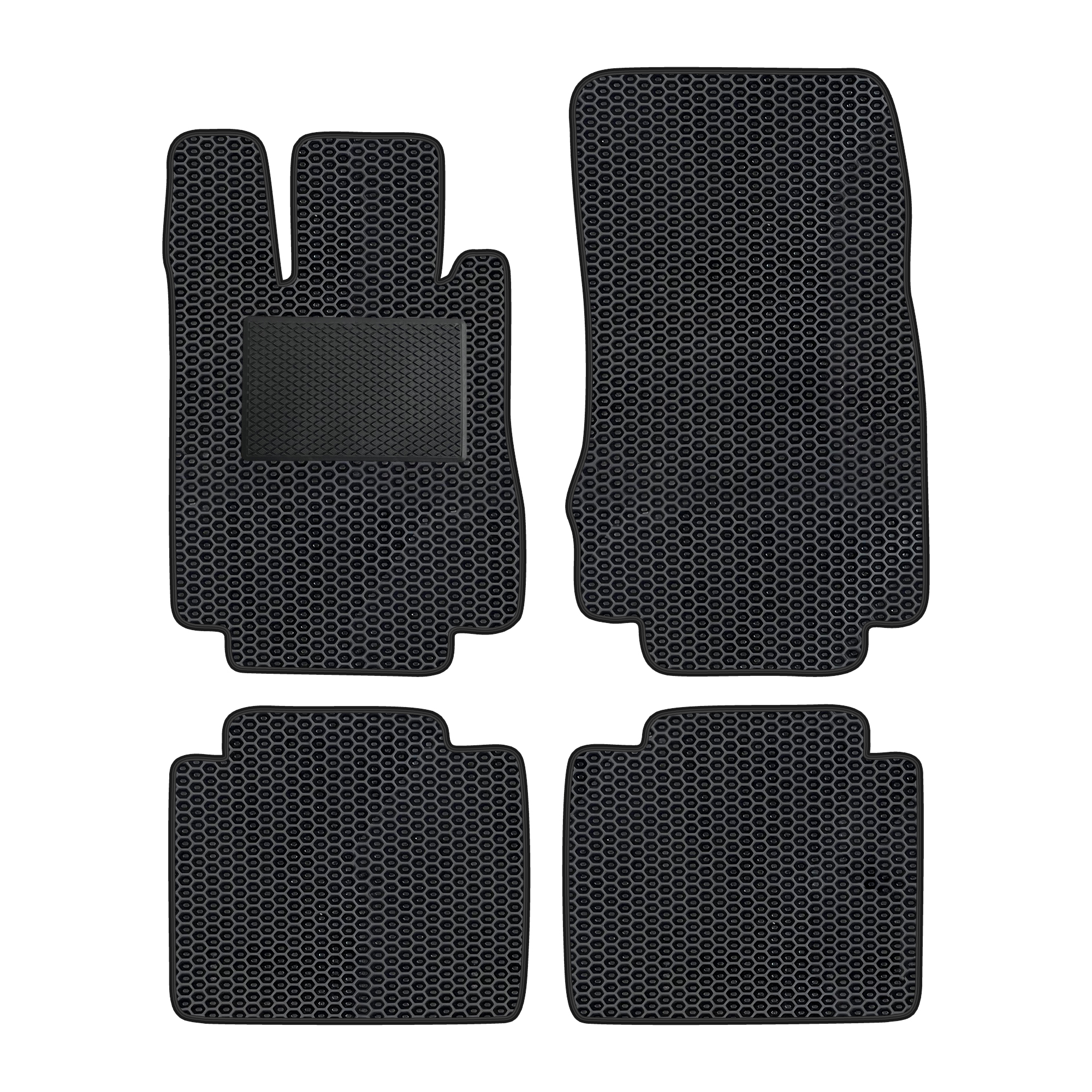 Me033evapod - Komplettes Set Eva-autofußmatten Passend Für Mercedes-benz W220 1998-2005 (mit Zusätzlicher Verstärkung)