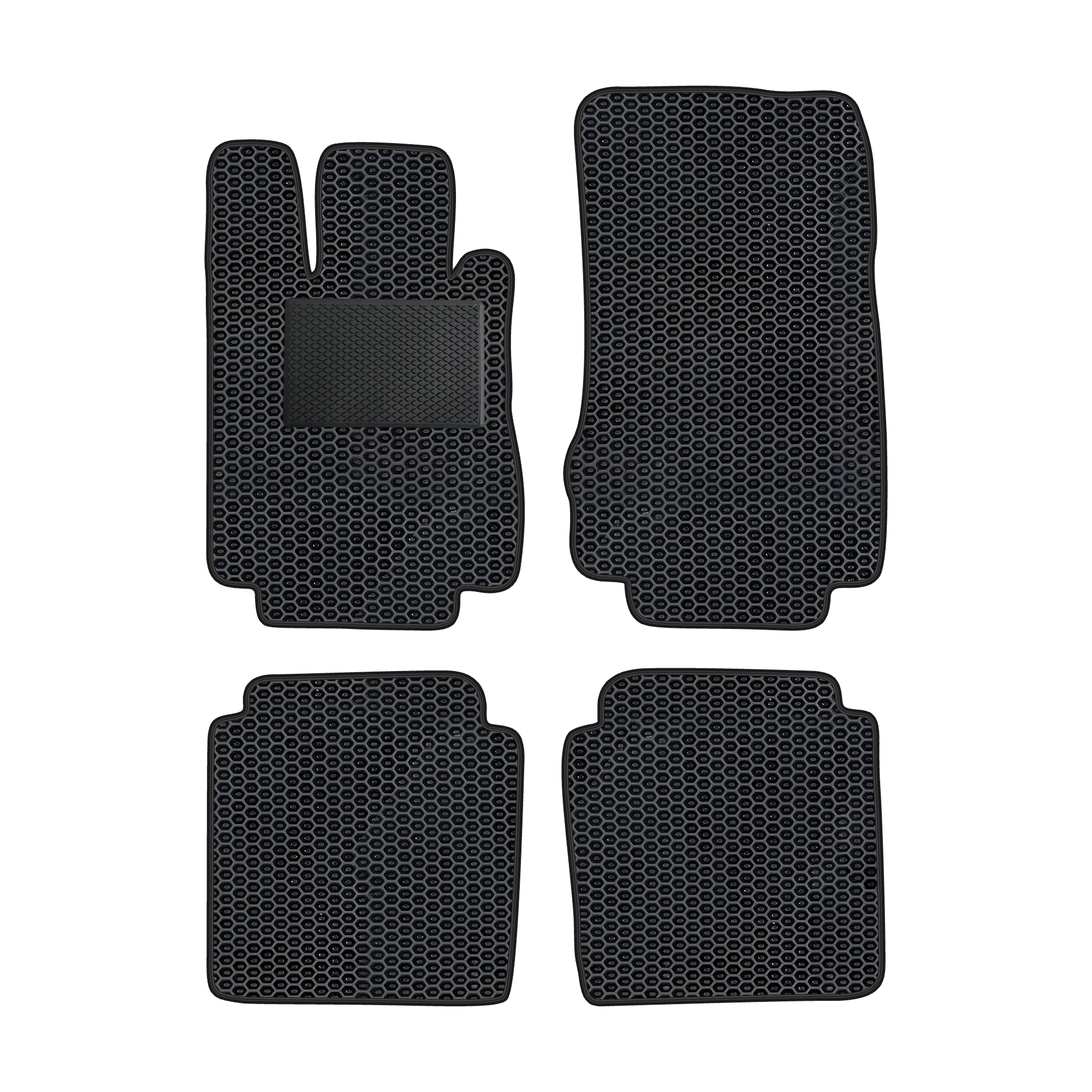 Me034evapod - Komplettes Set Eva-autofußmatten Passend Für Mercedes-benz W220 Lang 1998-2005 (mit Zusätzlicher Verstärkung)