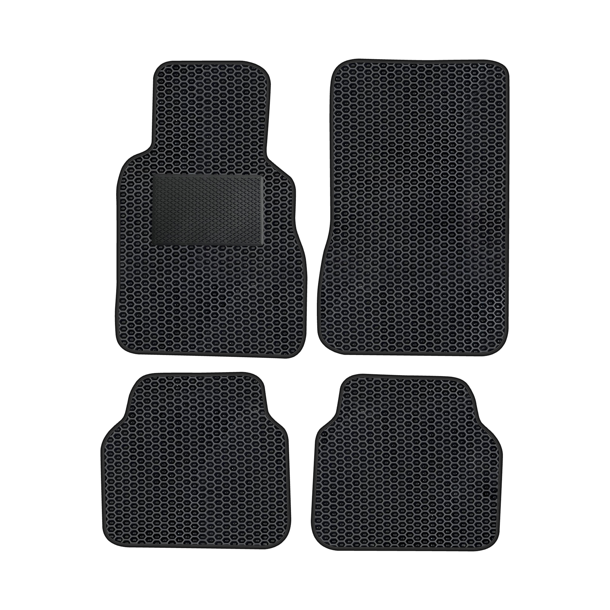 Me040evapod - Komplettes Set Eva-autofußmatten Passend Für Mercedes-benz E-klasse W123 1975-1986 (mit Zusätzlicher Verstärkung)