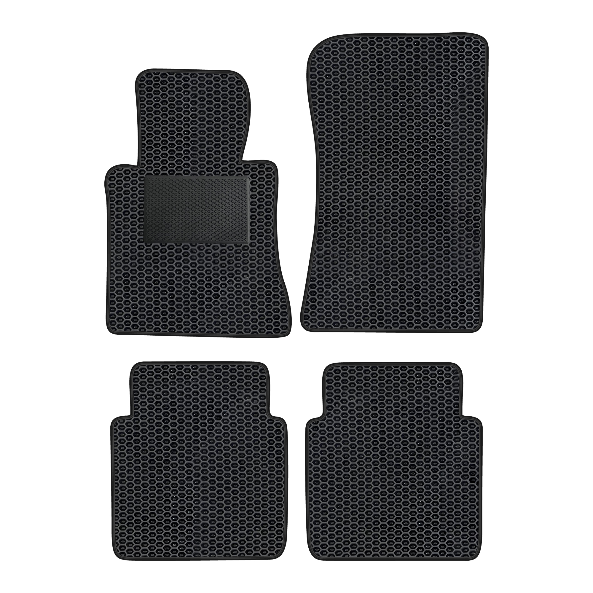Me041evapod - Komplettes Set Eva-autofußmatten Passend Für Mercedes-benz S-klasse W126 1979-1991 (mit Zusätzlicher Verstärkung)
