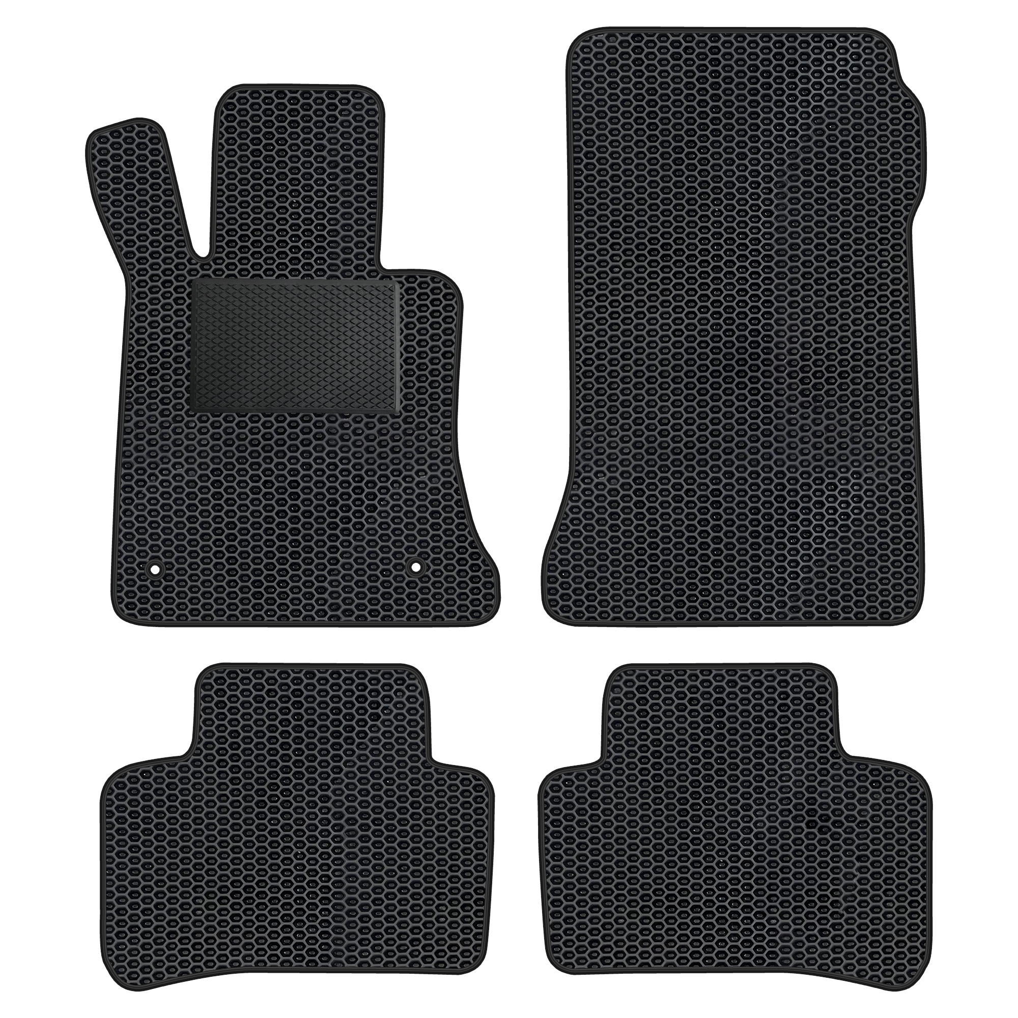 Me046evapod - Komplettes Set Eva-autofußmatten Passend Für Mercedes-benz Glk X204 2008-2015 (mit Zusätzlicher Verstärkung)