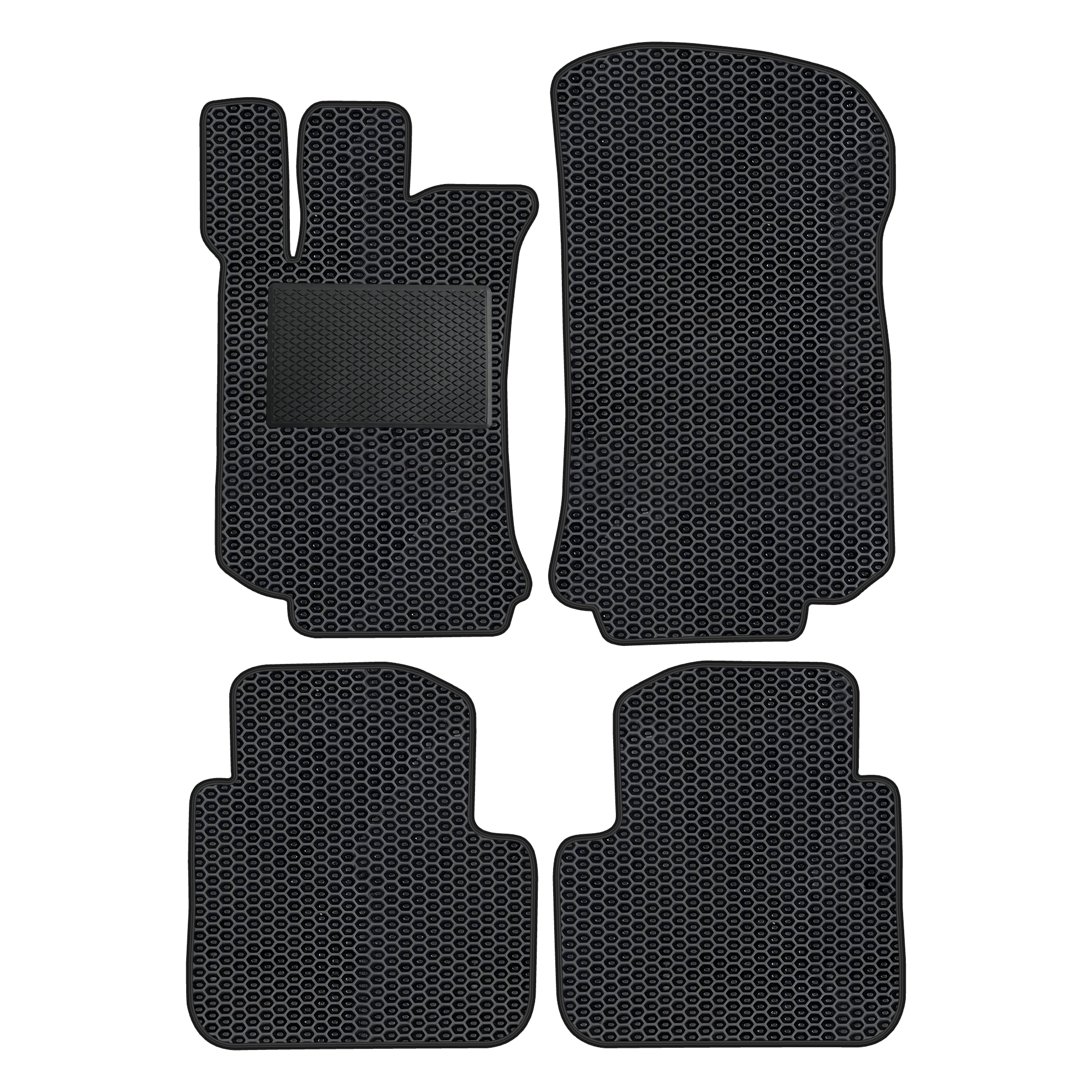 Me050evapod - Komplettes Set Eva-autofußmatten Passend Für Mercedes-benz R-klasse V251 2006-2013 5-sitzer (mit Zusätzlicher Verstärkung)