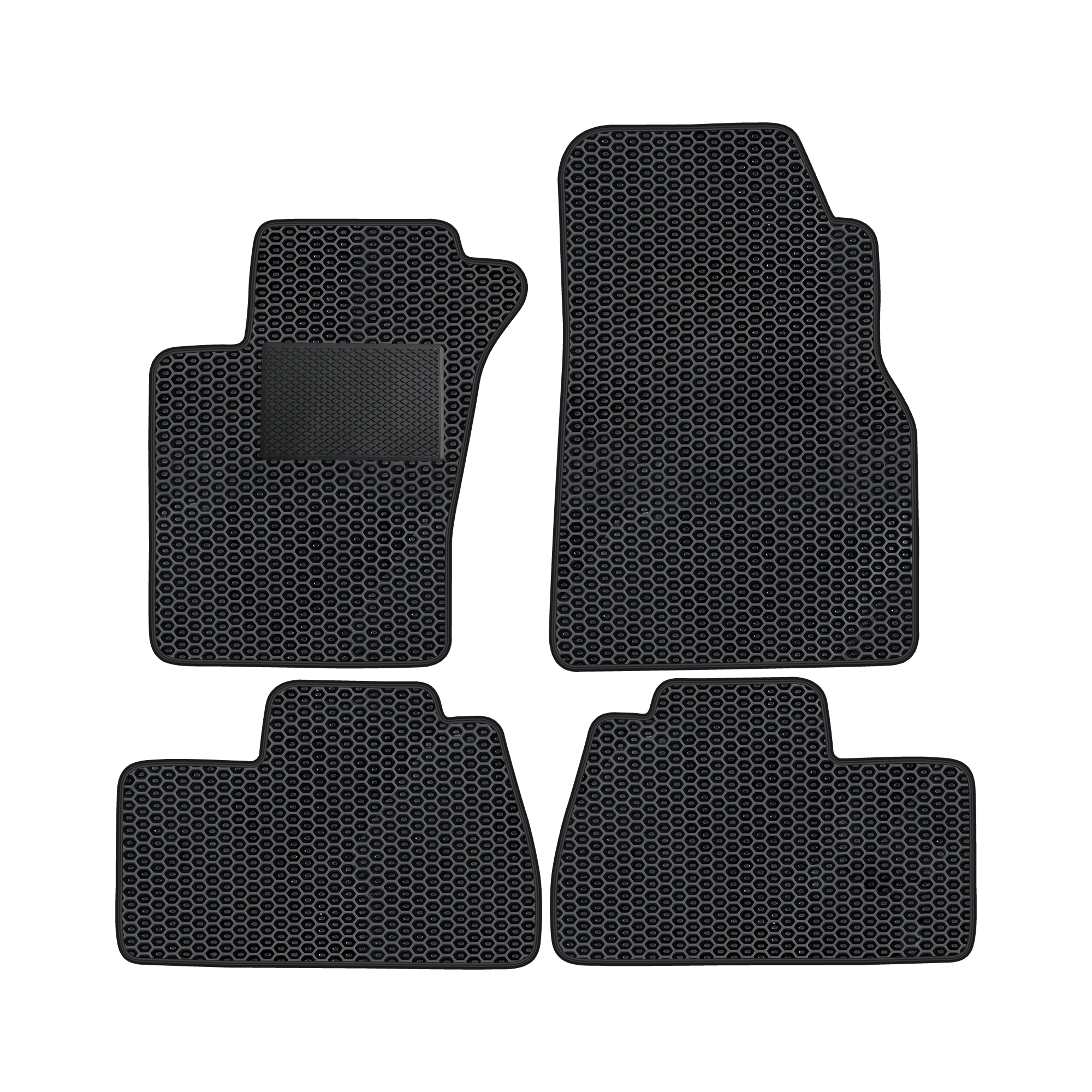 Me048evapod - Komplettes Set Eva-autofußmatten Passend Für Mercedes-benz M-klasse W163 1999-2005 (mit Zusätzlicher Verstärkung)