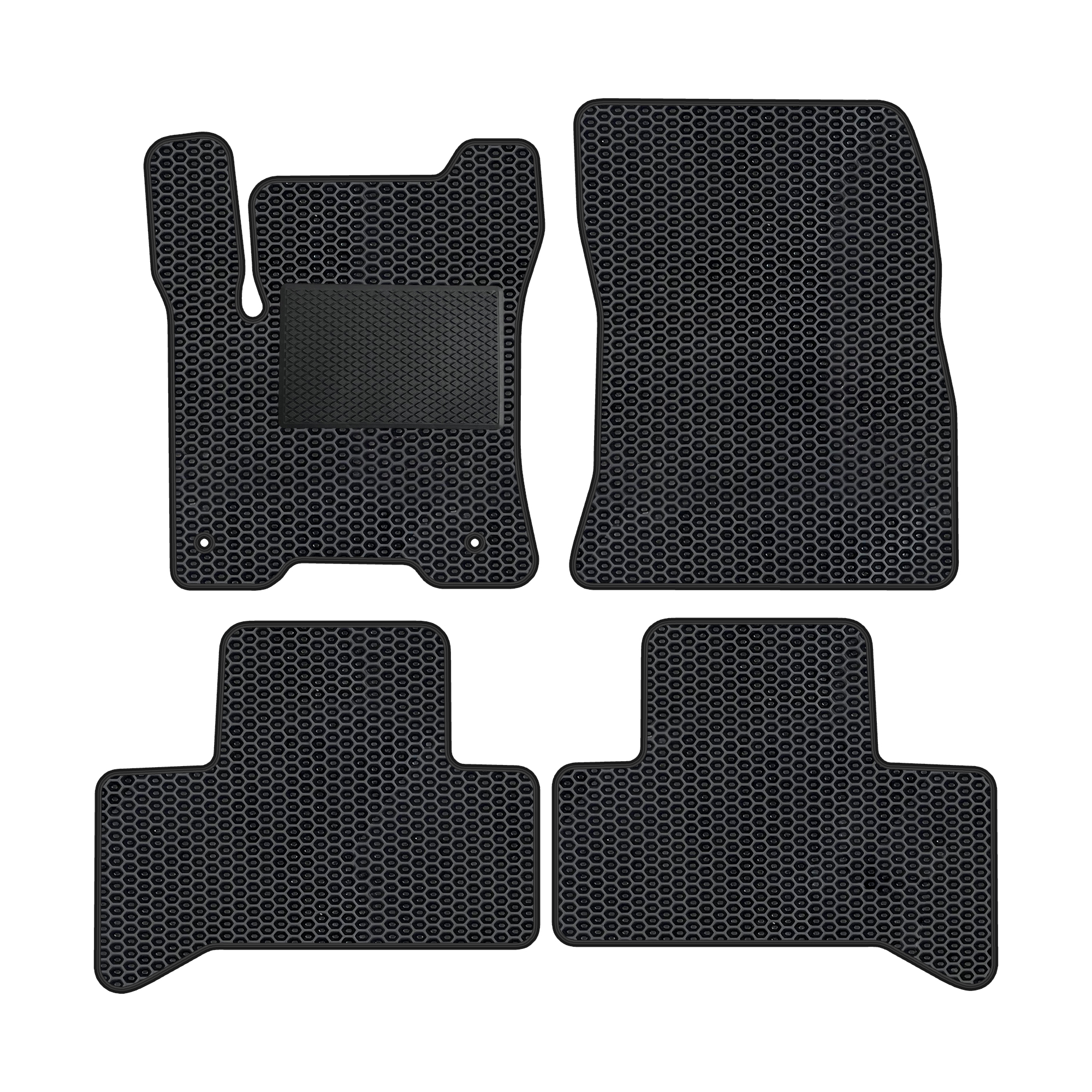 Me065evapod - Komplettes Set Eva-autofußmatten Passend Für Mercedes-benz Eqa H243 Ab 2021 (mit Zusätzlicher Verstärkung)