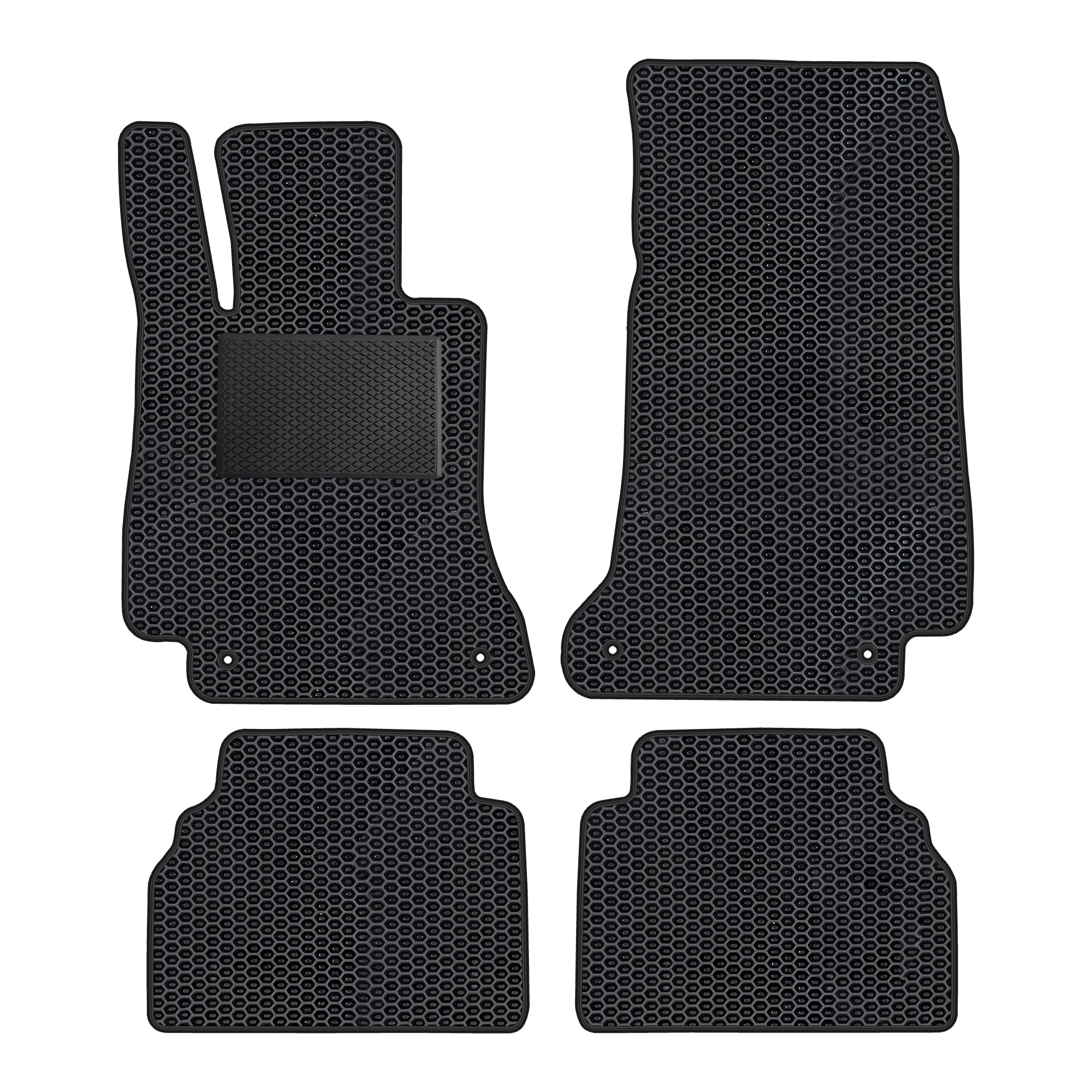 Me056evapod - Komplettes Set Eva-autofußmatten Passend Für Mercedes-benz E-klasse W213 Ab 2017 (mit Zusätzlicher Verstärkung)