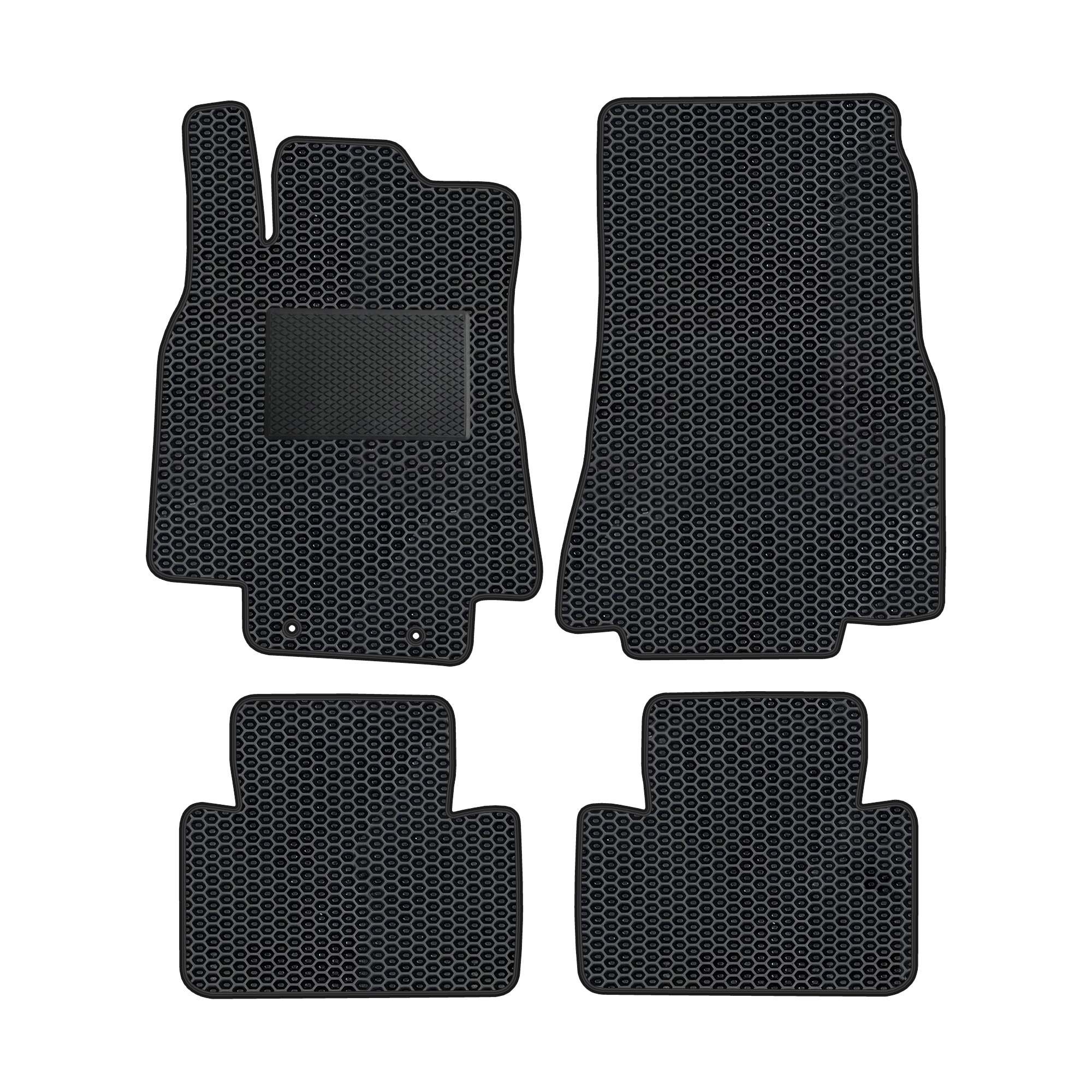 Me062evapod - Komplettes Set Eva-autofußmatten Passend Für Mercedes-benz Eqc N293 Ab 2019 (mit Zusätzlicher Verstärkung)