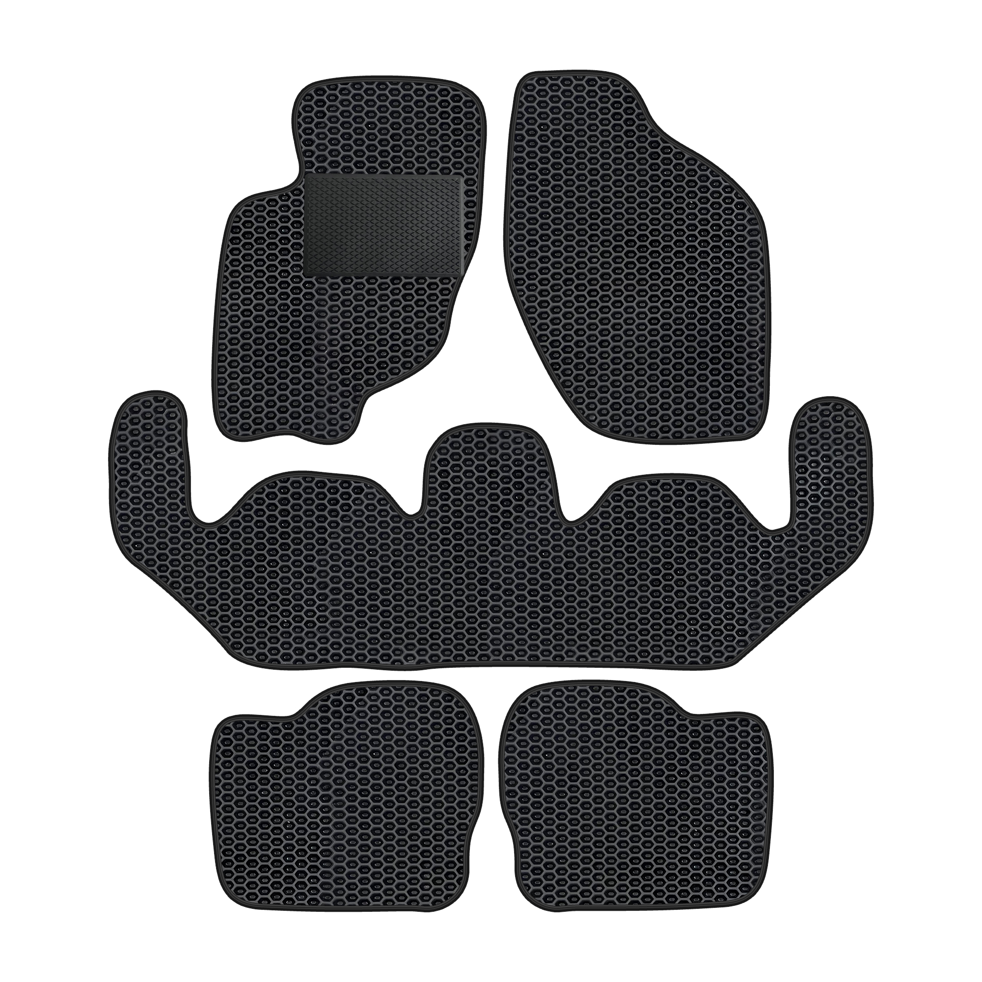 Mi001evapod - Komplettes Set Eva-autofußmatten Passend Für Mitsubishi Space Vagon 1993-1998 (mit Zusätzlicher Verstärkung)