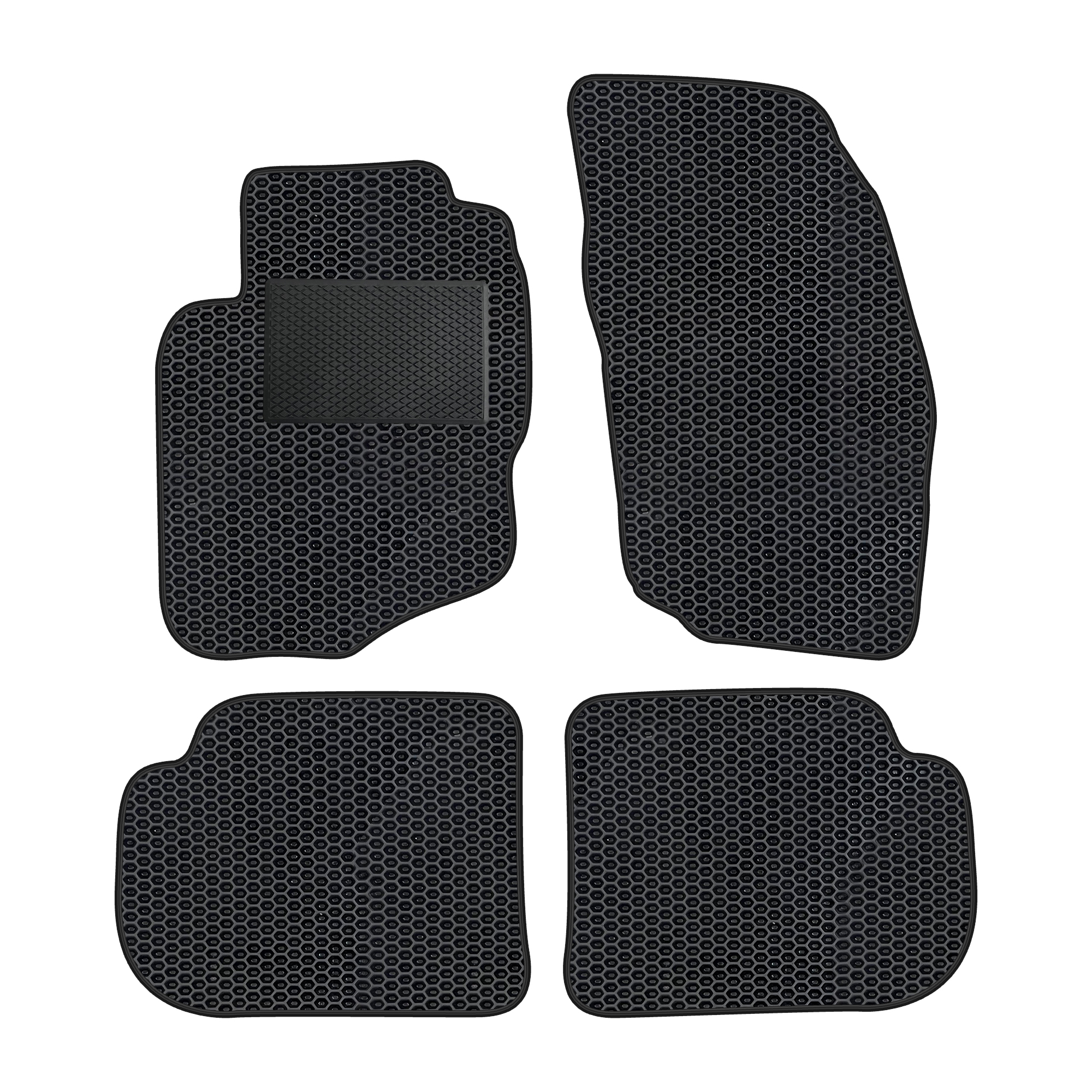 Mi010evapod - Komplettes Set Eva-autofußmatten Passend Für Mitsubishi Colt 1996-2003 (mit Zusätzlicher Verstärkung)
