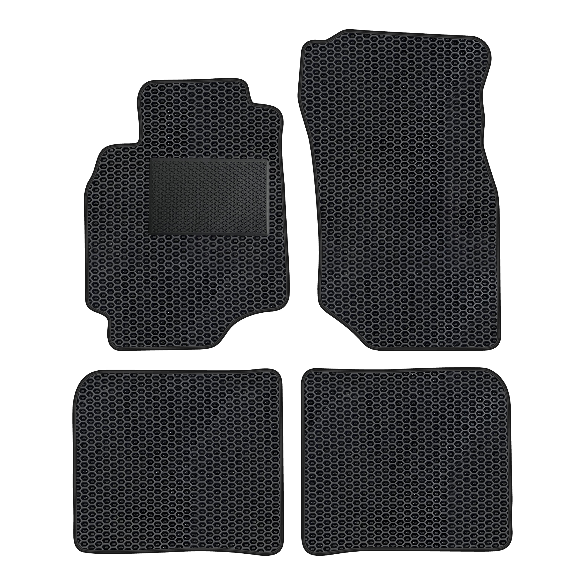 Mi017evapod - Komplettes Set Eva-autofußmatten Passend Für Mitsubishi Lancer 2003-2007 (mit Zusätzlicher Verstärkung)