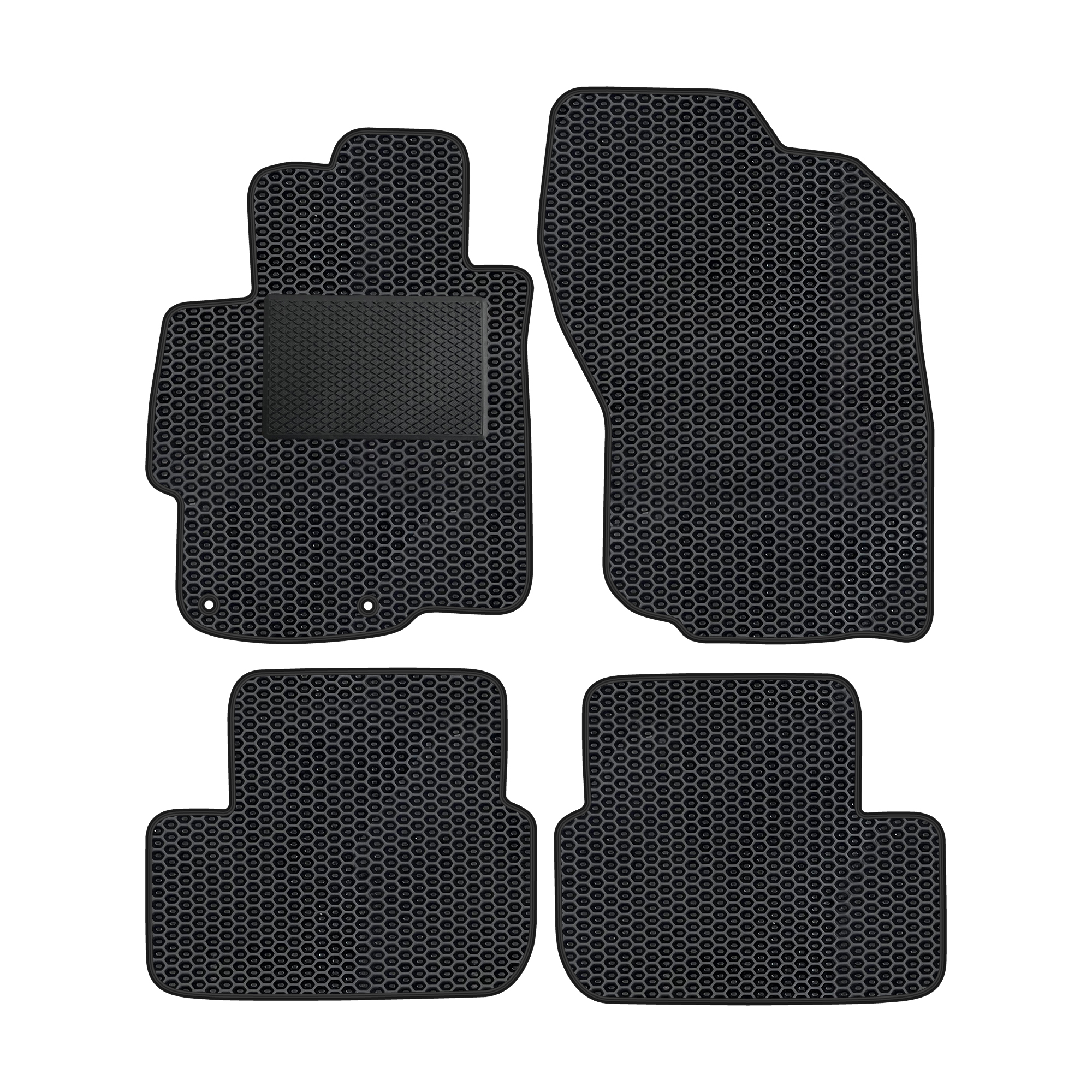 Mi024evapod - Komplettes Set Eva-autofußmatten Passend Für Mitsubishi Lancer 2007-2016 (mit Zusätzlicher Verstärkung)