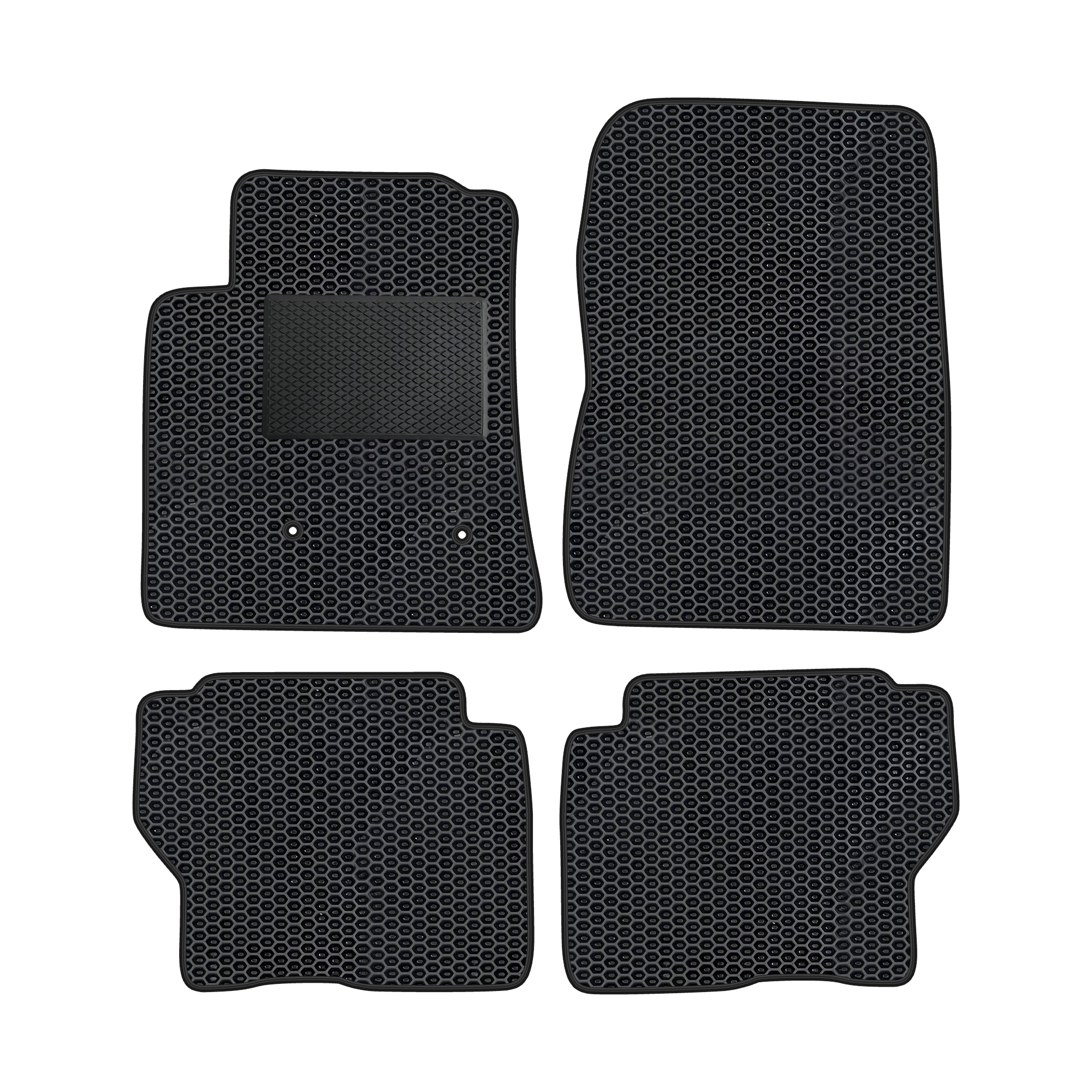 Mi028evapod - Komplettes Set Eva-autofußmatten Passend Für Mitsubishi Pajero 2007-2021 3-türer (mit Zusätzlicher Verstärkung)