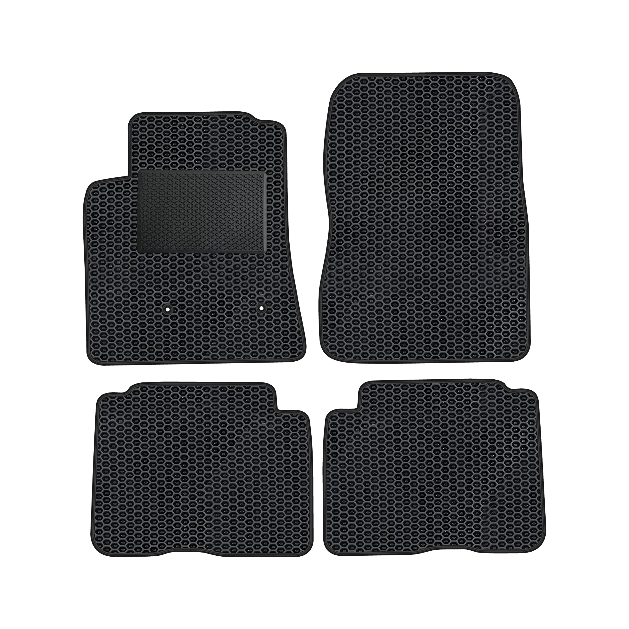 Mi029evapod - Komplettes Set Eva-autofußmatten Passend Für Mitsubishi Pajero 2007-2021 5-türer (mit Zusätzlicher Verstärkung)