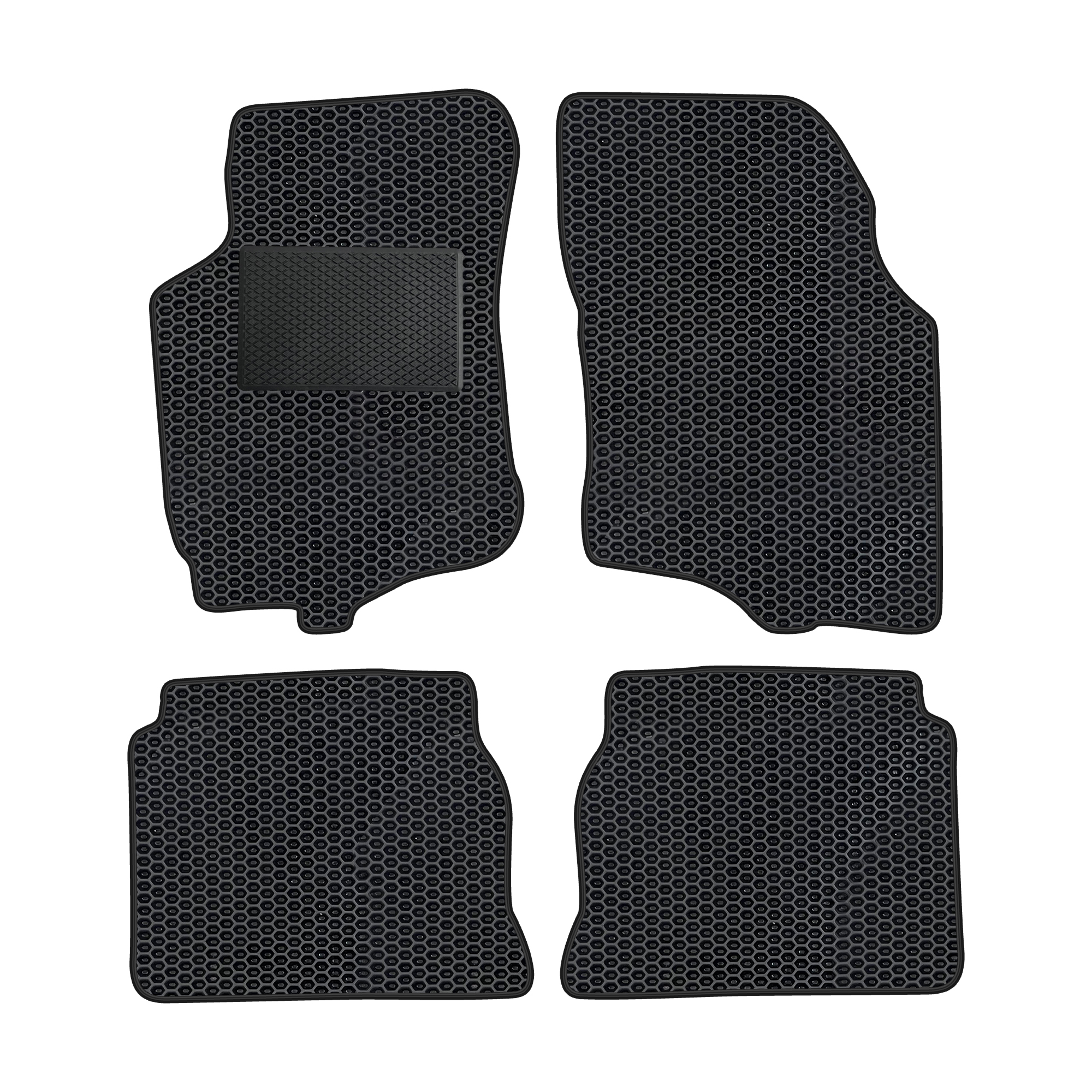 Mi033evapod - Komplettes Set Eva-autofußmatten Passend Für Mitsubishi Galant 1988-1992 (mit Zusätzlicher Verstärkung)
