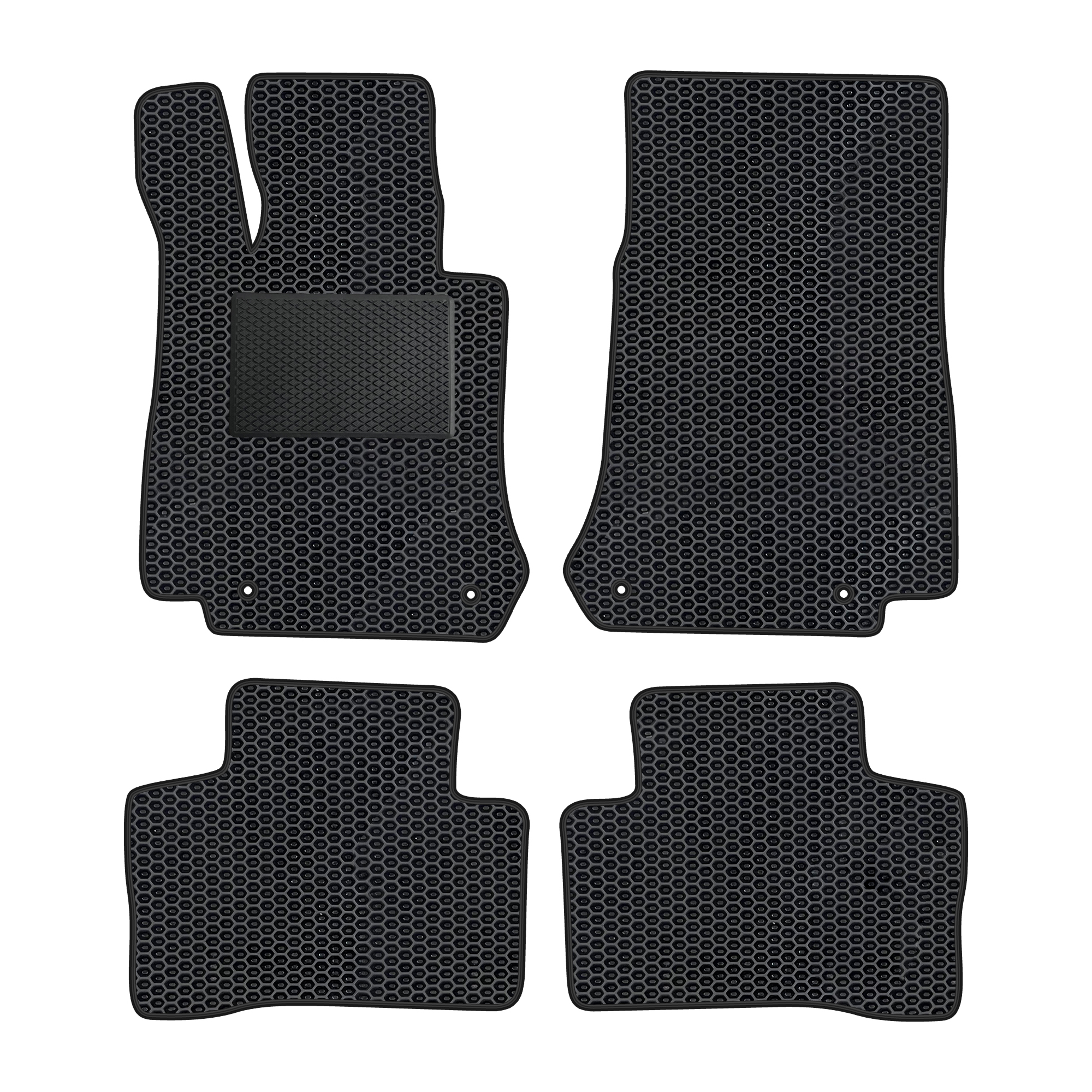 Me053evapod - Komplettes Set Eva-autofußmatten Passend Für Mercedes-benz Glc-klasse X253 Ab 2015 (mit Zusätzlicher Verstärkung)