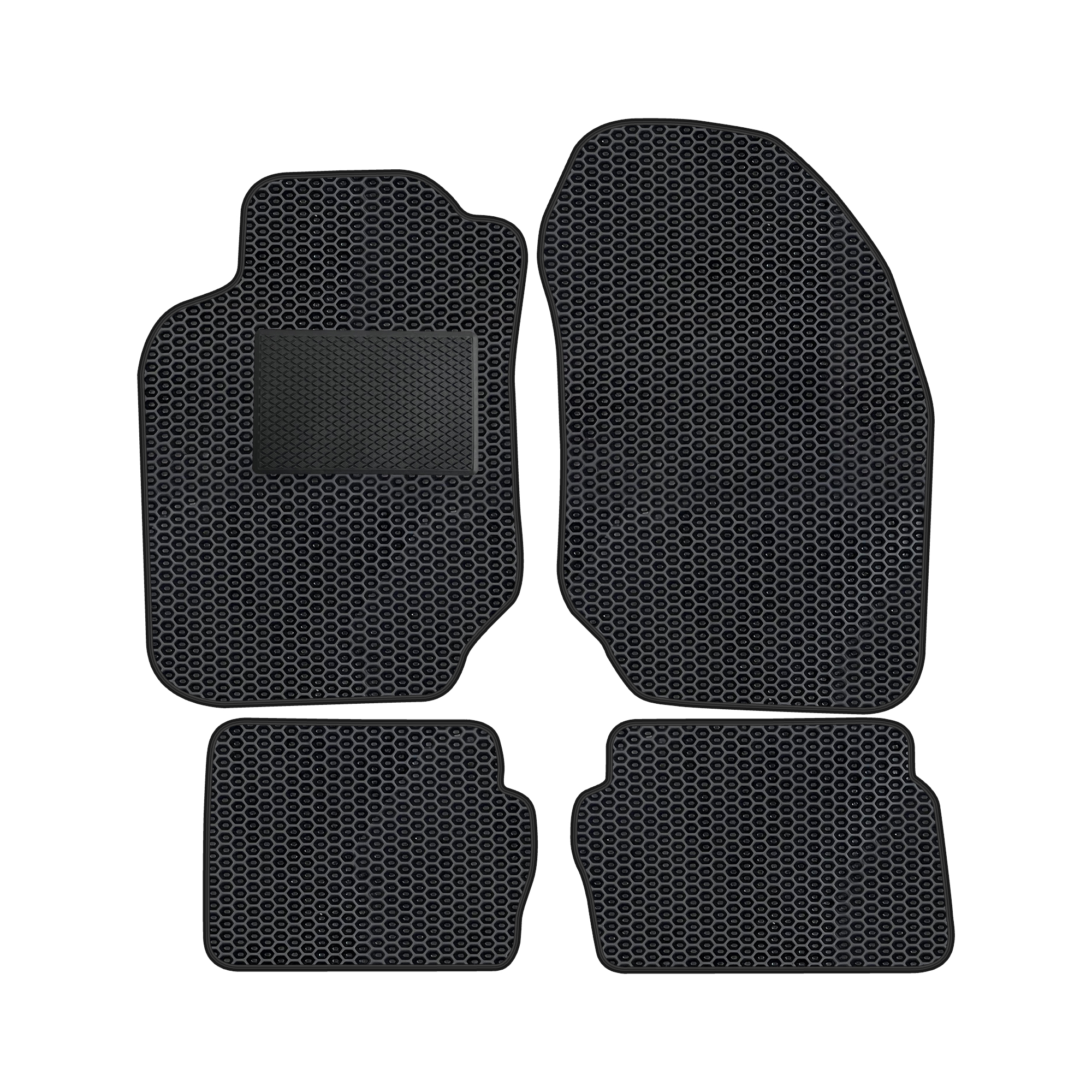 Ni006evapod - Komplettes Set Eva-autofußmatten Passend Für Nissan Almera N16 2000-2006 (mit Zusätzlicher Verstärkung)