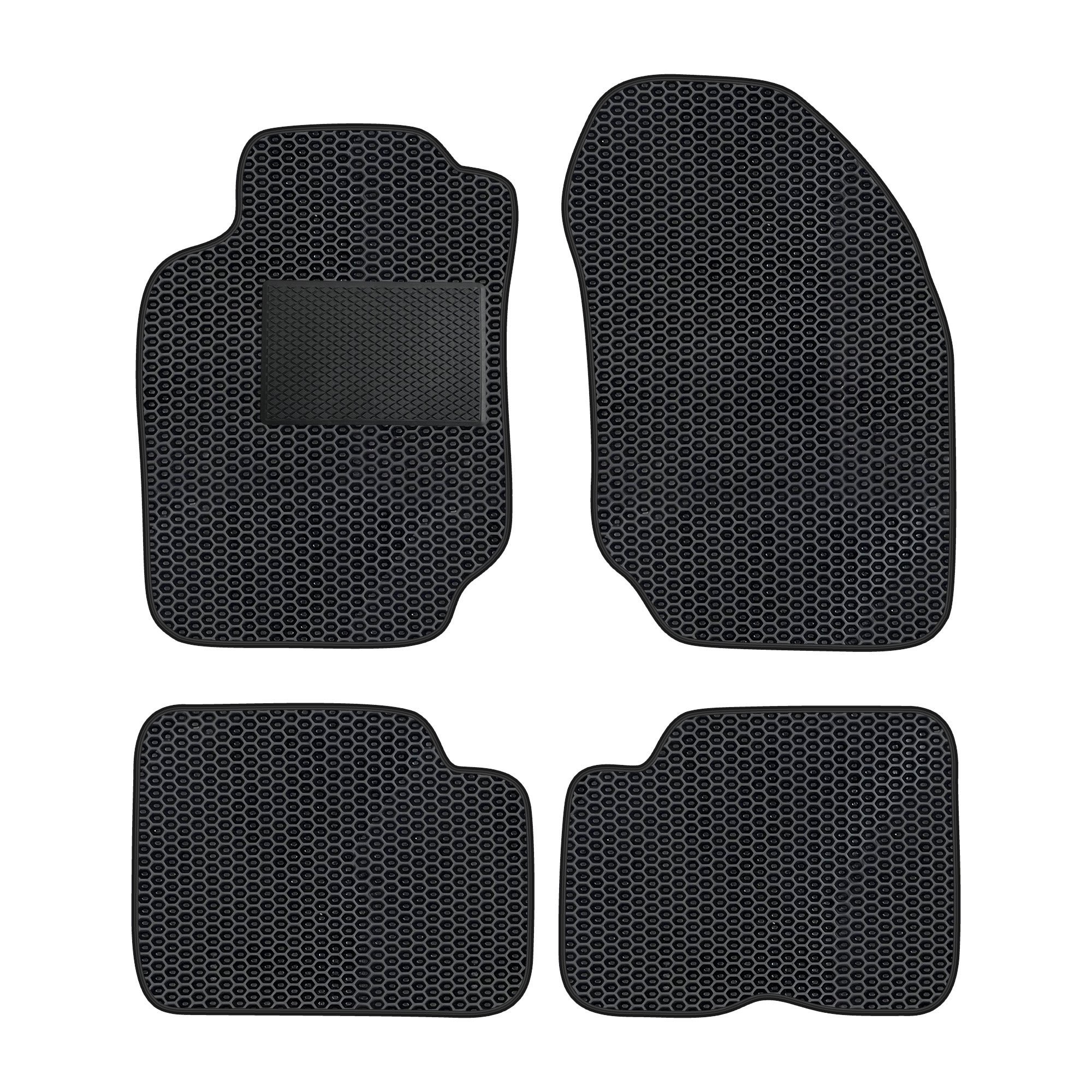Ni005evapod - Komplettes Set Eva-autofußmatten Passend Für Nissan Almera N15 1995-2000 (mit Zusätzlicher Verstärkung)