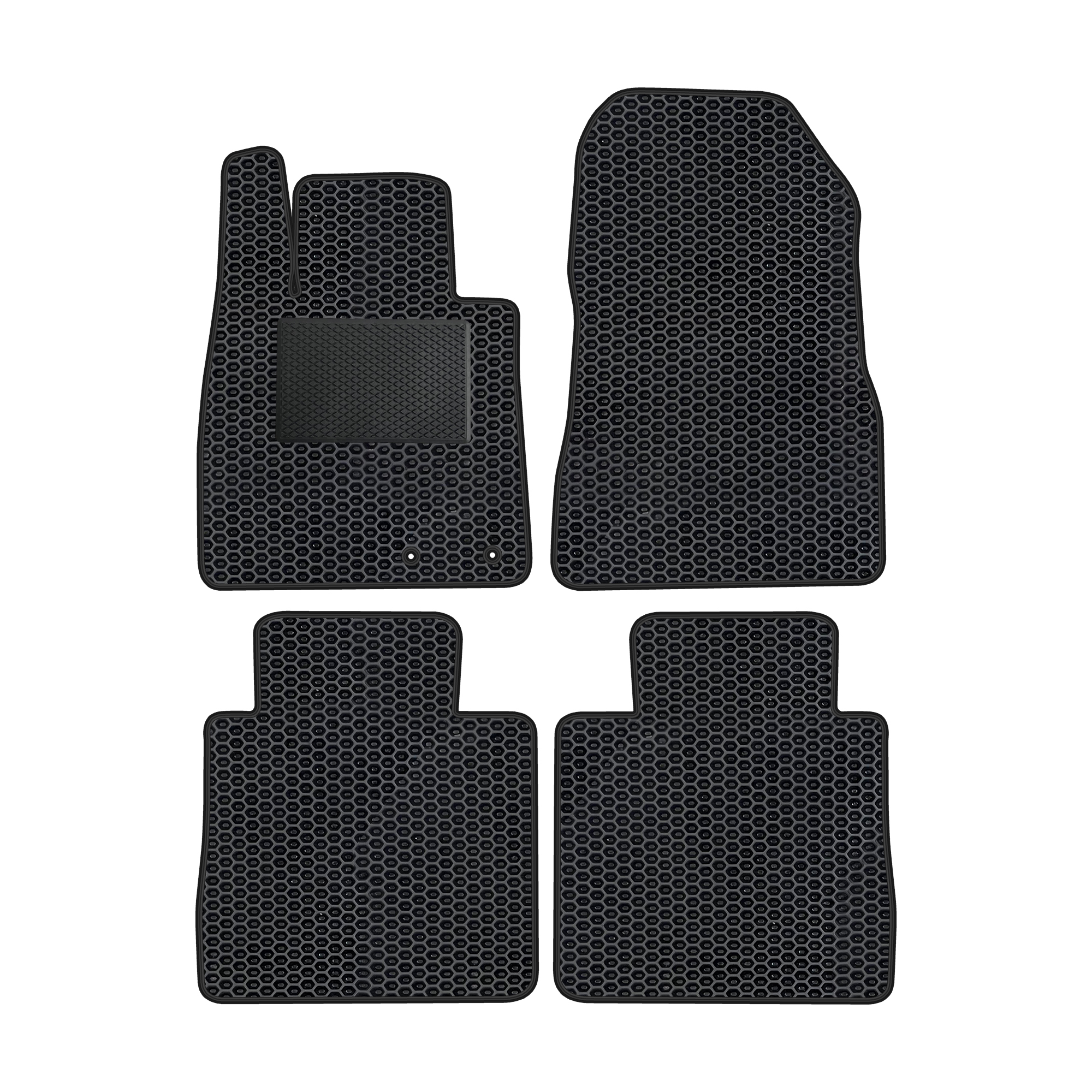 Ni008evapod - Komplettes Set Eva-autofußmatten Passend Für Nissan Note Ii E12 2011-2020 (mit Zusätzlicher Verstärkung)