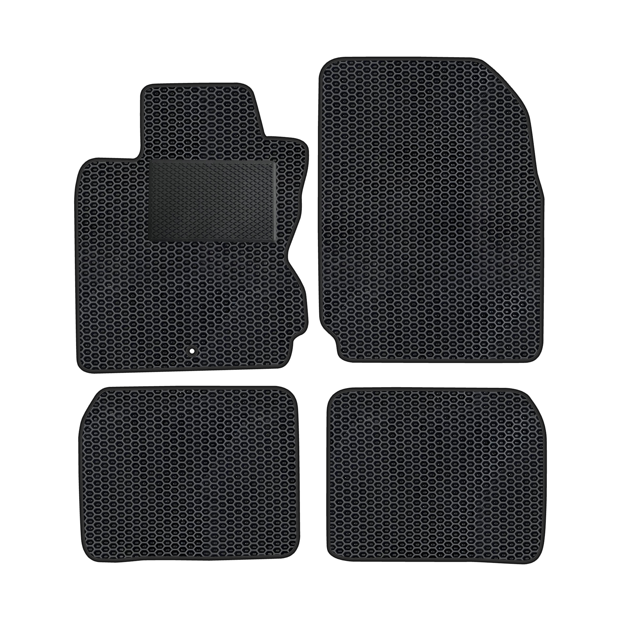 Ni009evapod - Komplettes Set Eva-autofußmatten Passend Für Nissan Note I E11 2006-2010 (mit Zusätzlicher Verstärkung)