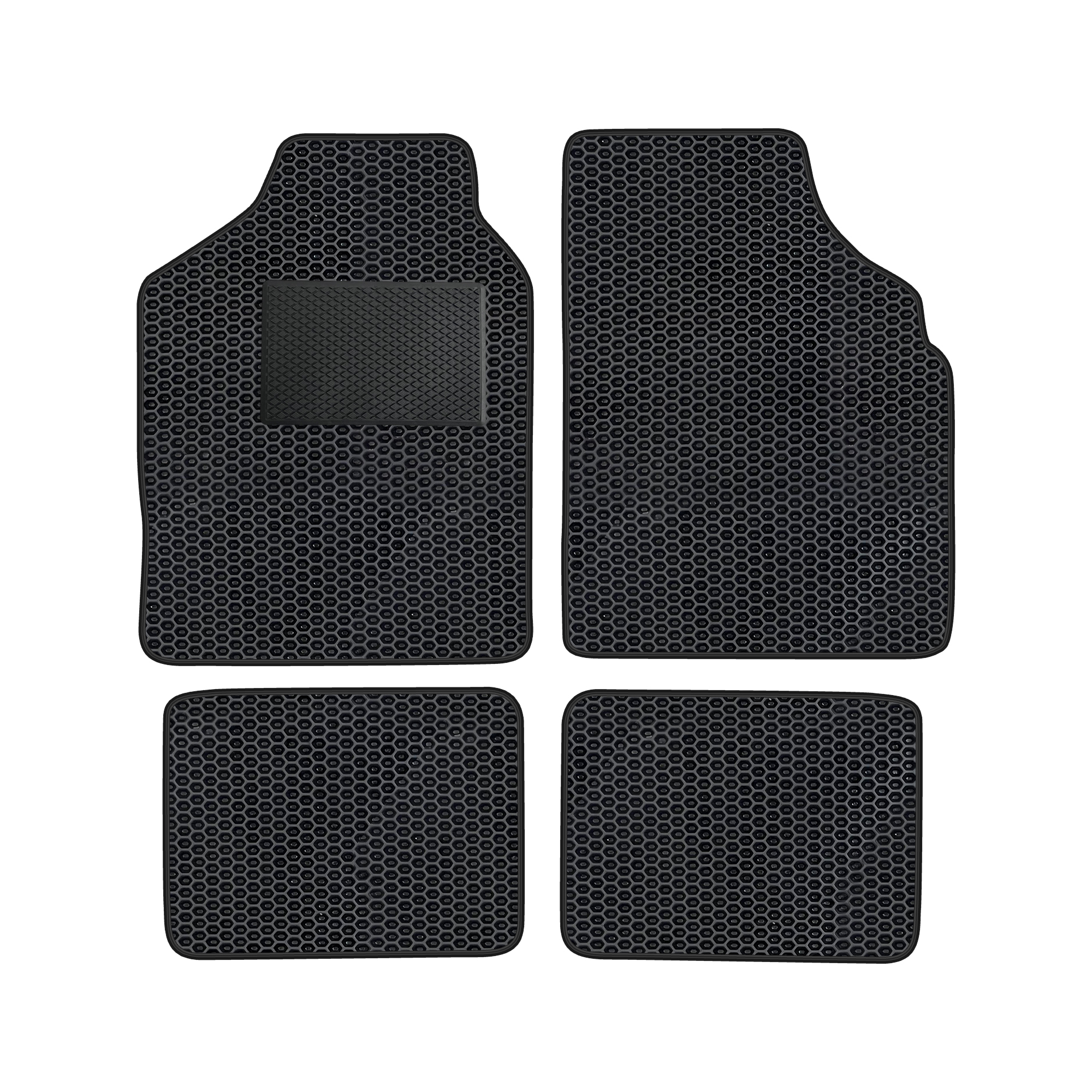 Ni011evapod - Komplettes Set Eva-autofußmatten Passend Für Nissan Micra K11 1992-2002 (mit Zusätzlicher Verstärkung)