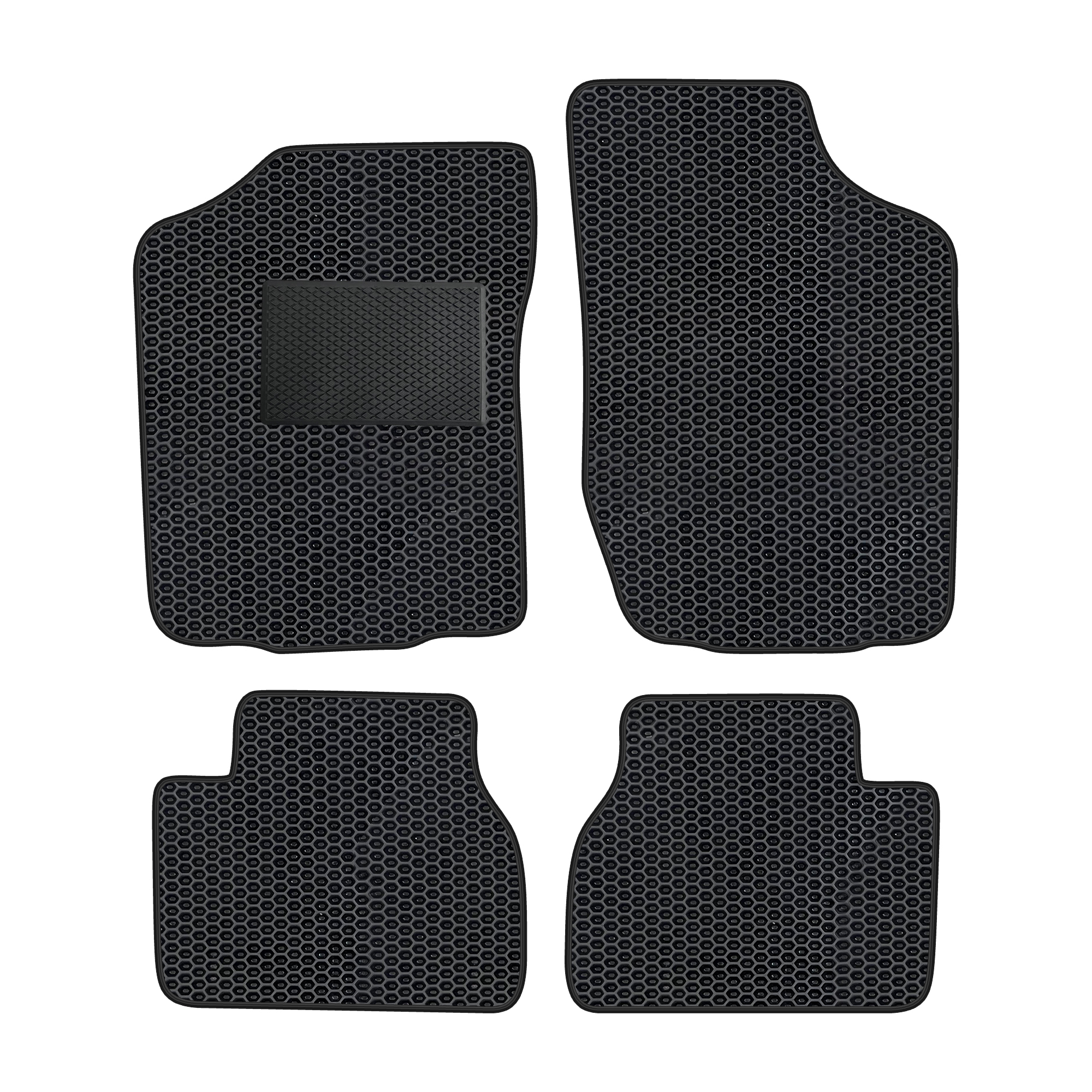 Ni010evapod - Komplettes Set Eva-autofußmatten, Passend Für Nissan Micra K10 1982-1991 (mit Zusätzlicher Verstärkung)