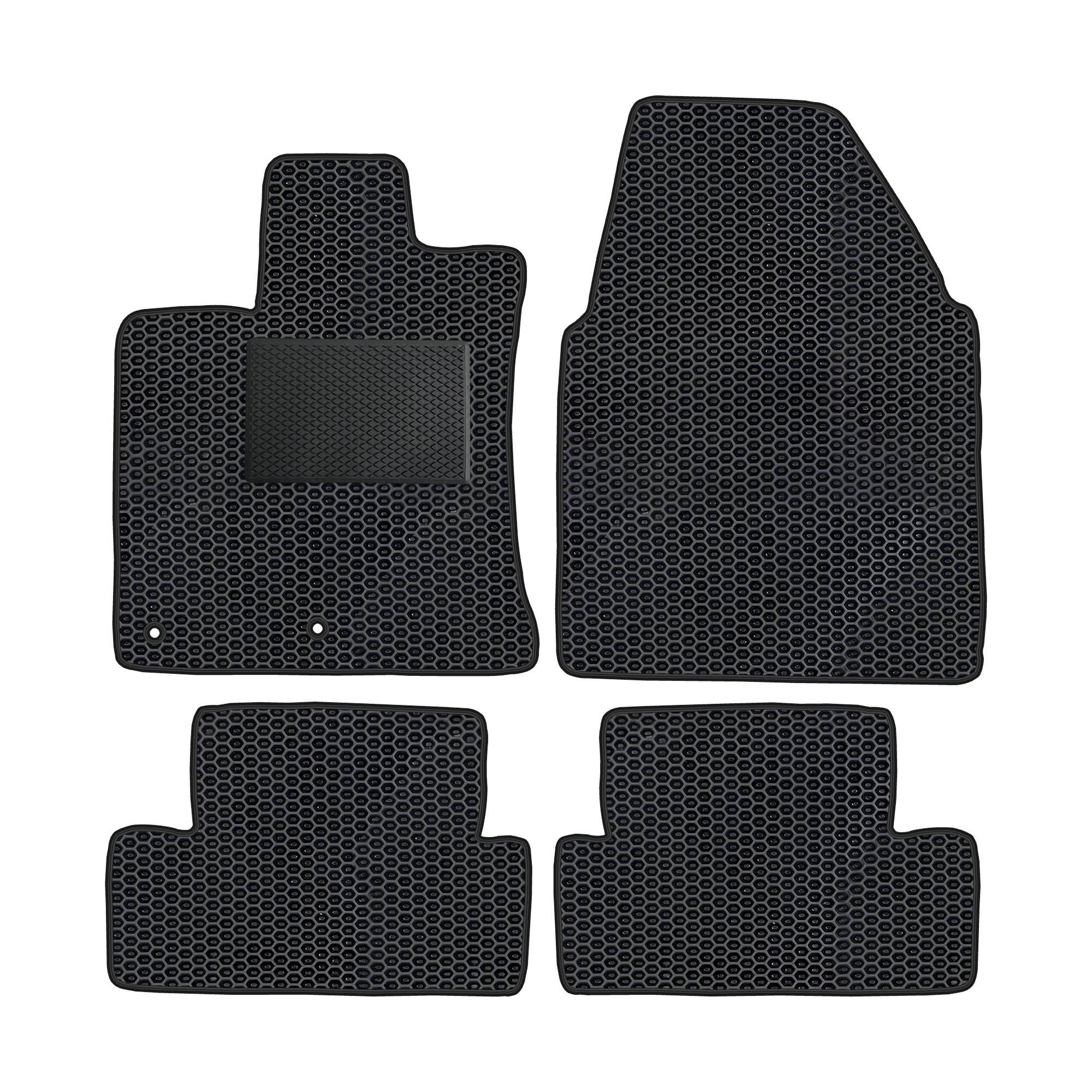Ni015evapod - Komplettes Set Eva-autofußmatten Passend Für Nissan Qashqai I 2007-2012 (mit Zusätzlicher Verstärkung)