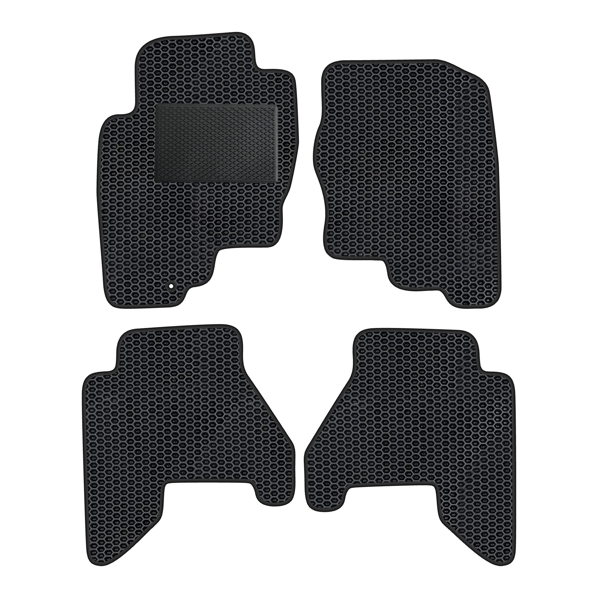 Ni022evapod - Komplettes Set Eva-autofußmatten Passend Für Nissan Navara Ii Pathfinder 2005-2012 3-türer (mit Zusätzlicher Verstärkung)