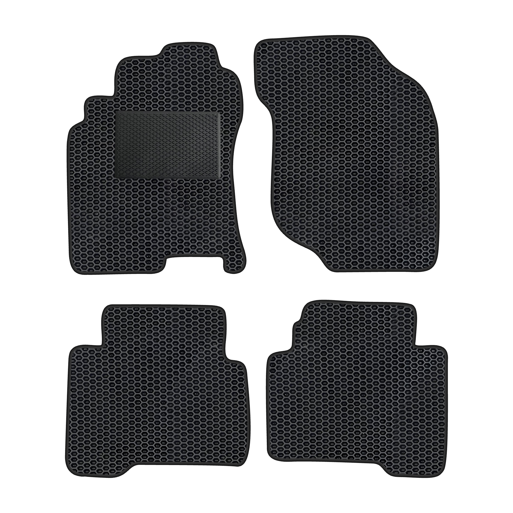 Ni018evapod - Komplettes Set Eva-autofußmatten Passend Für Nissan X-trail T30 2001-2007 (mit Zusätzlicher Verstärkung)