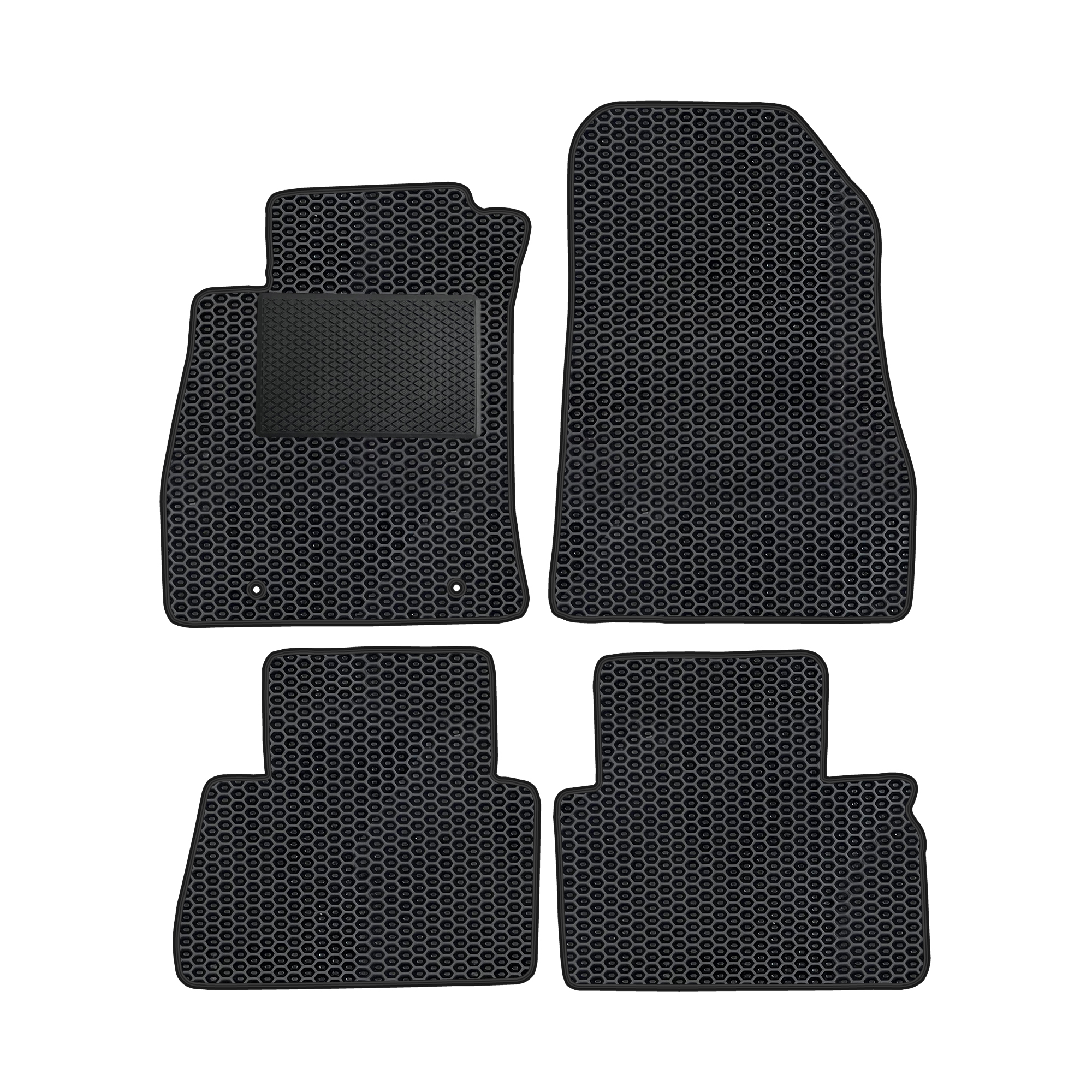 Ni025evapod - Komplettes Set Eva-autofußmatten Passend Für Nissan Juke 2010-2019 (mit Zusätzlicher Verstärkung)