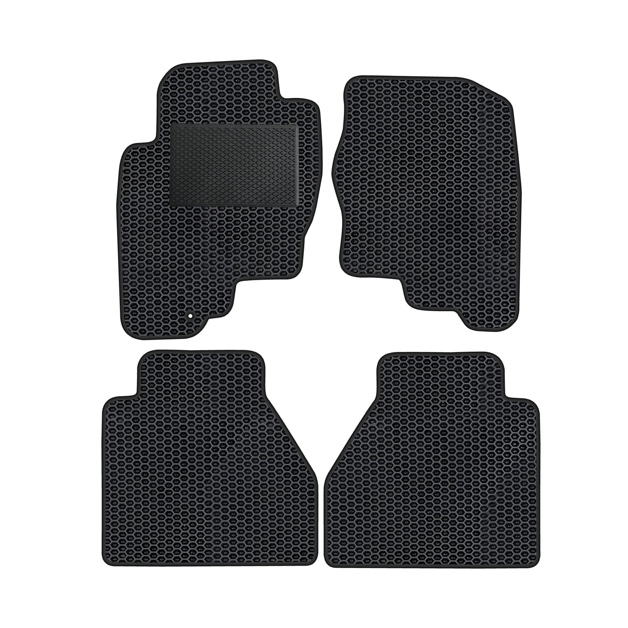 Ni023evapod - Komplettes Set Eva-autofußmatten Passend Für Nissan Navara Ii Pathfinder 2005-2012 5-türer (mit Zusätzlicher Verstärkung)