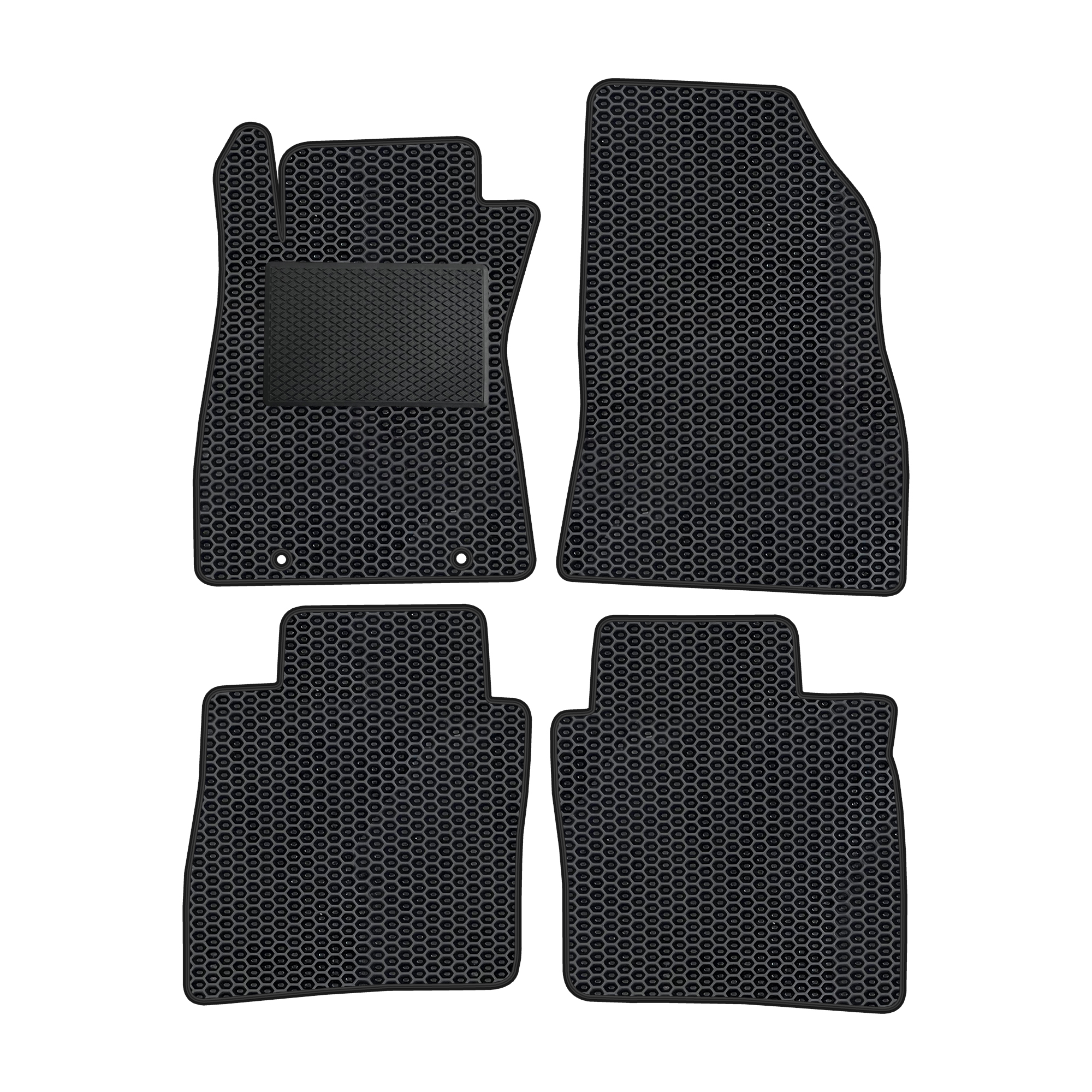 Ni034evapod - Komplettes Set Eva-autofußmatten Passend Für Nissan Pulsar 2014-2018 (mit Zusätzlicher Verstärkung)