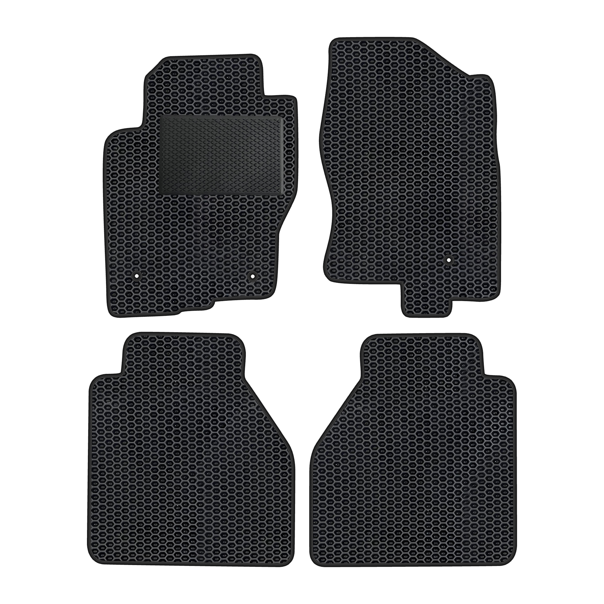 Ni036evapod - Komplettes Set Eva-autofußmatten, Passend Für Nissan Pathfinder Ab 2010 (mit Zusätzlicher Verstärkung)