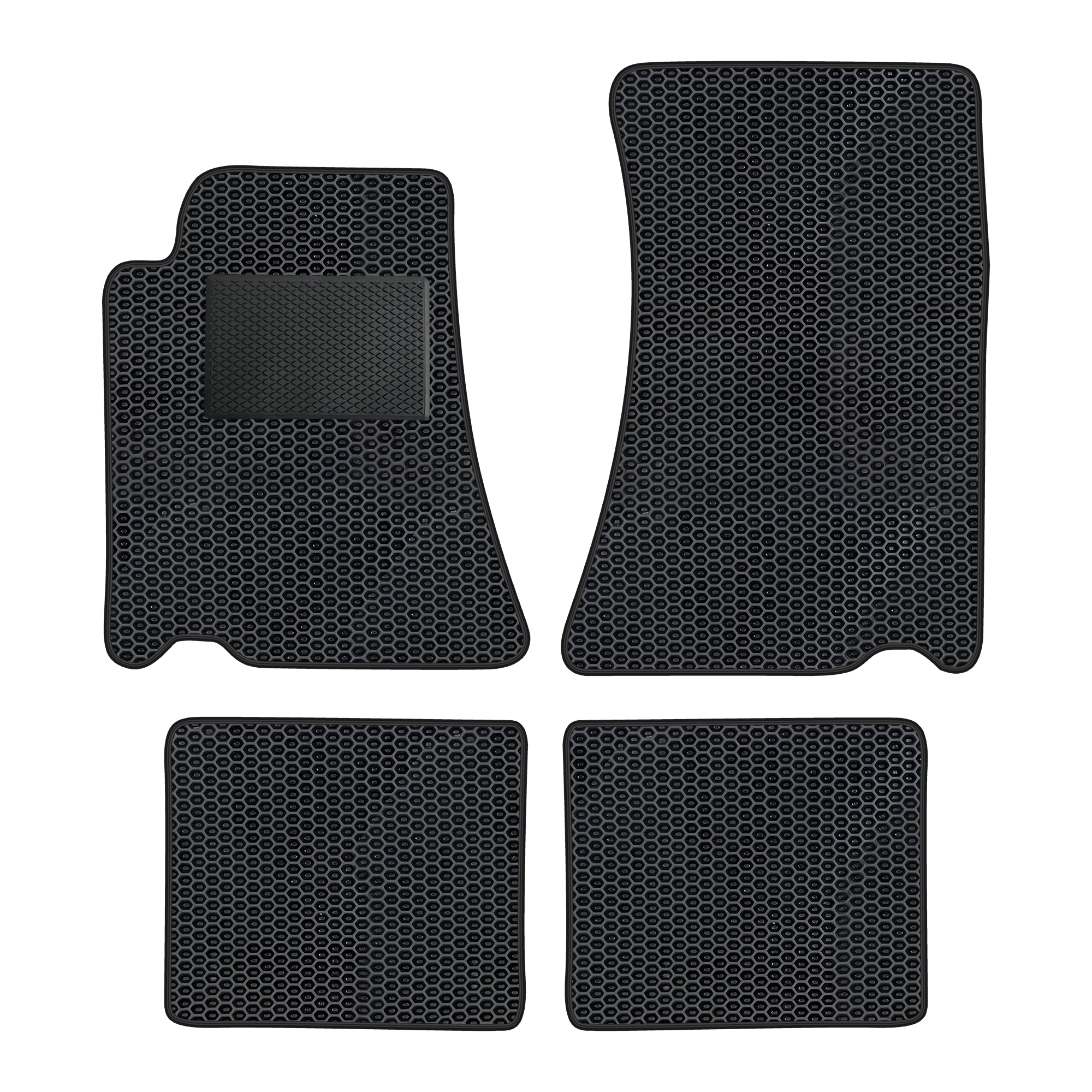 Op012evapod - Komplettes Set Eva-autofußmatten Passend Für Opel Omega A 1984-1994 (mit Zusätzlicher Verstärkung)