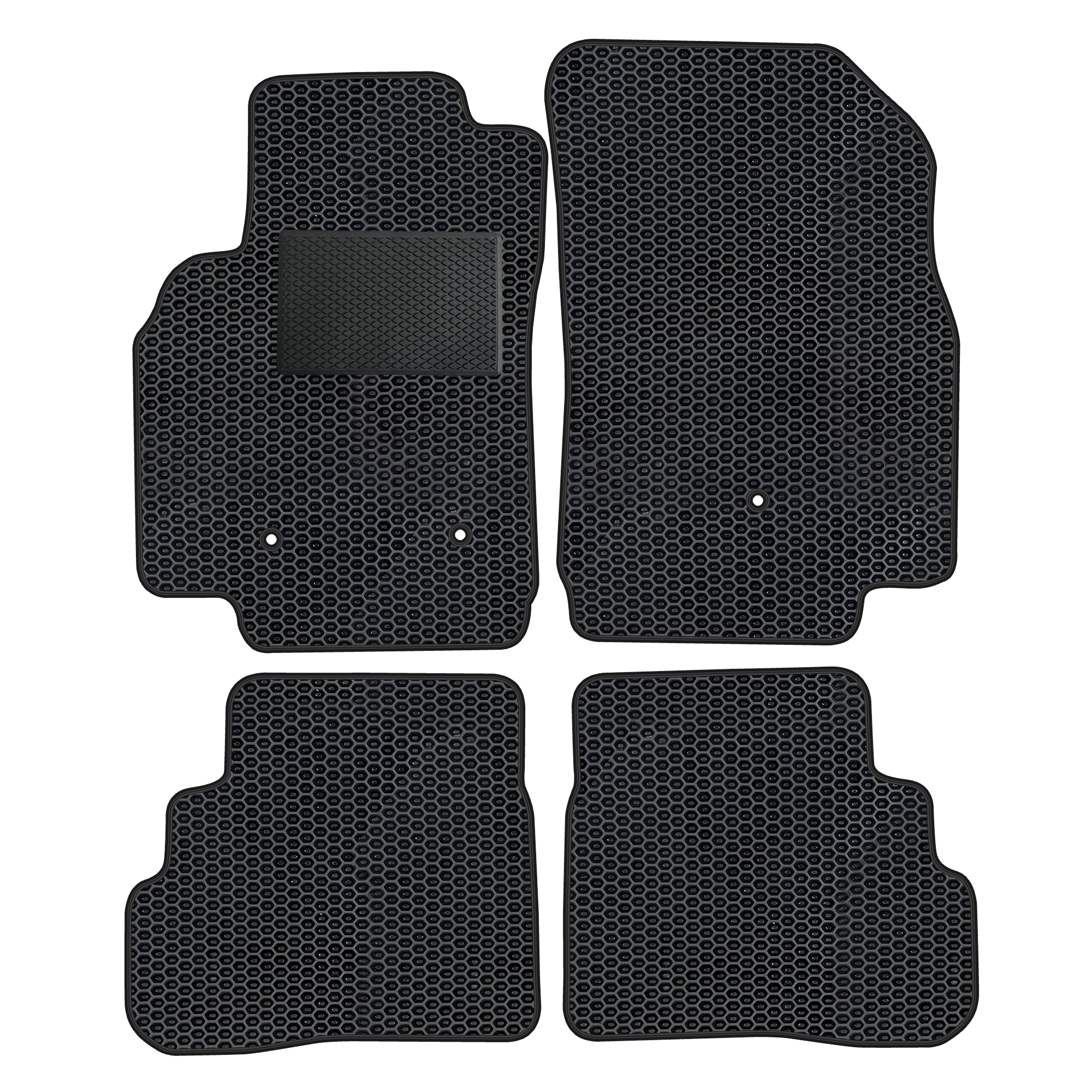 Op037evapod - Komplettes Set Eva-autofußmatten Passend Für Opel Karl 2015-2019 (mit Zusätzlicher Verstärkung)
