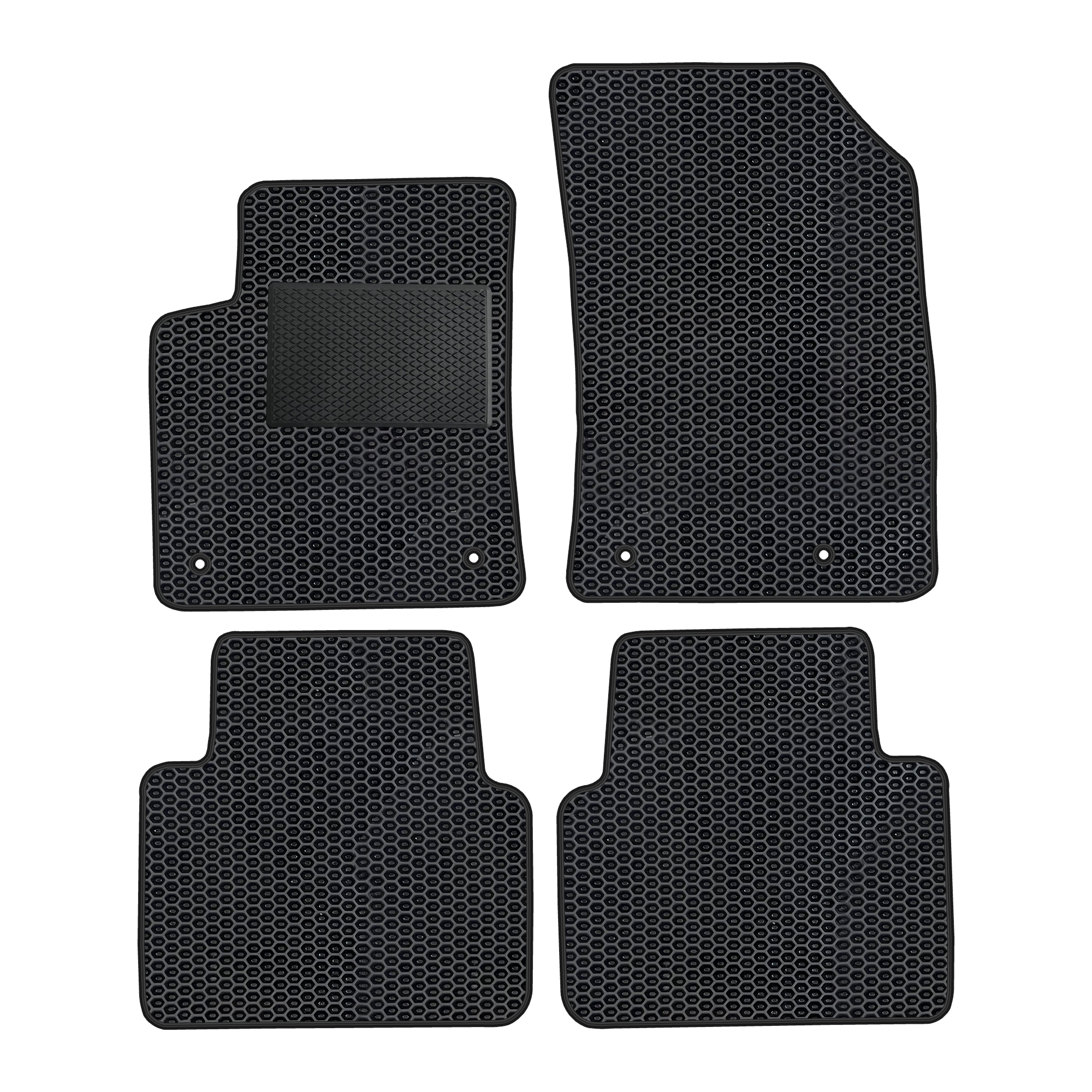 Op044evapod - Komplettes Set Eva-autofußmatten Passend Für Opel Crossland X Ab 2017 (mit Zusätzlicher Verstärkung)