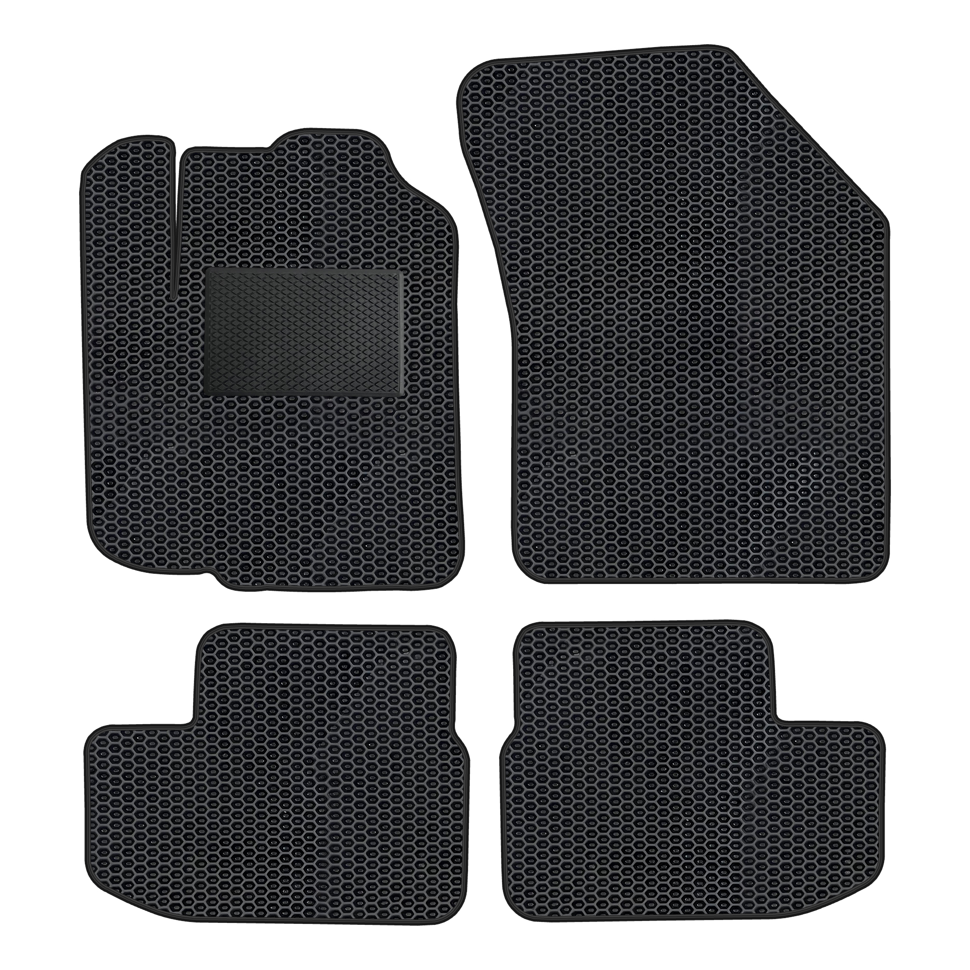 Op036evapod - Komplettes Set Eva-autofußmatten, Passend Für Opel Agila B Und Suzuki Wagon Splash (mit Zusätzlicher Verstärkung)
