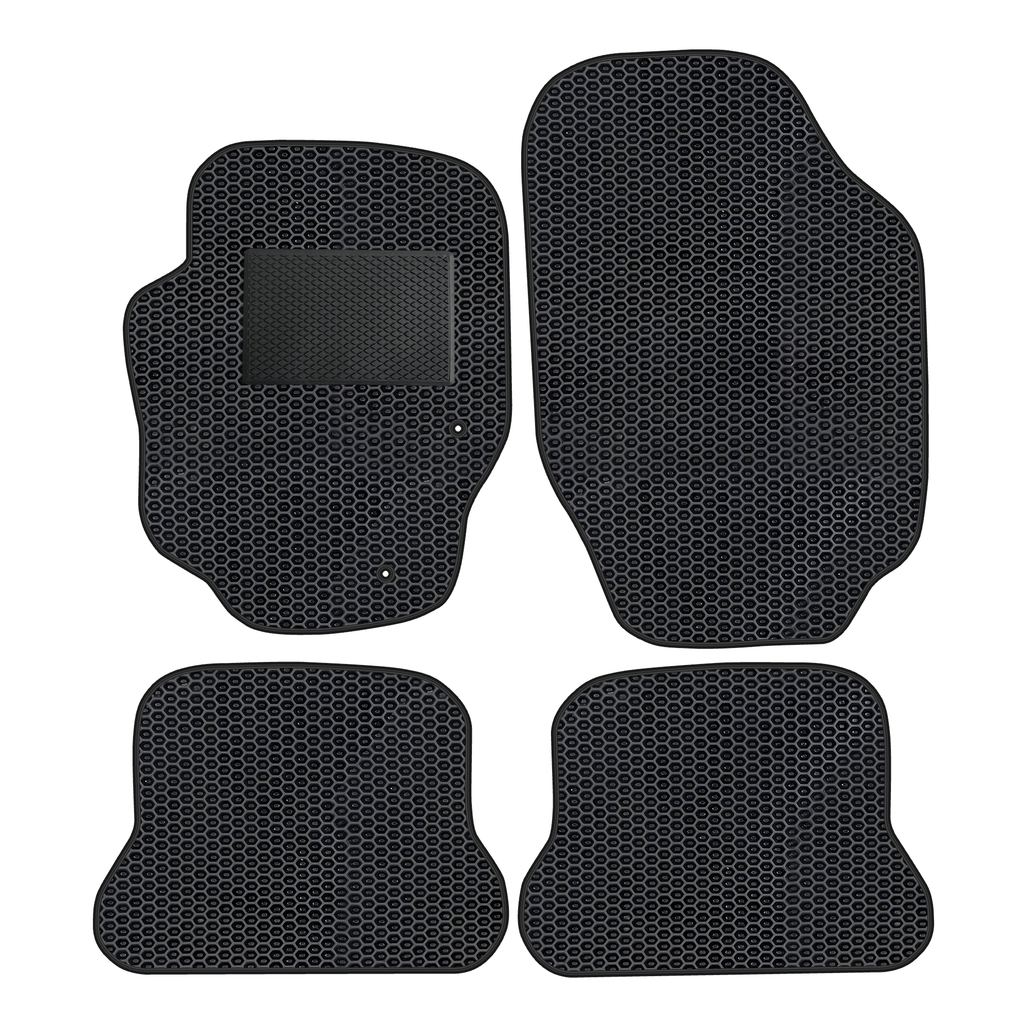 Pe008evapod - Komplettes Set Eva-autofußmatten Passend Für Peugeot 307 Cc Fl 2005-2008 (mit Zusätzlicher Verstärkung)