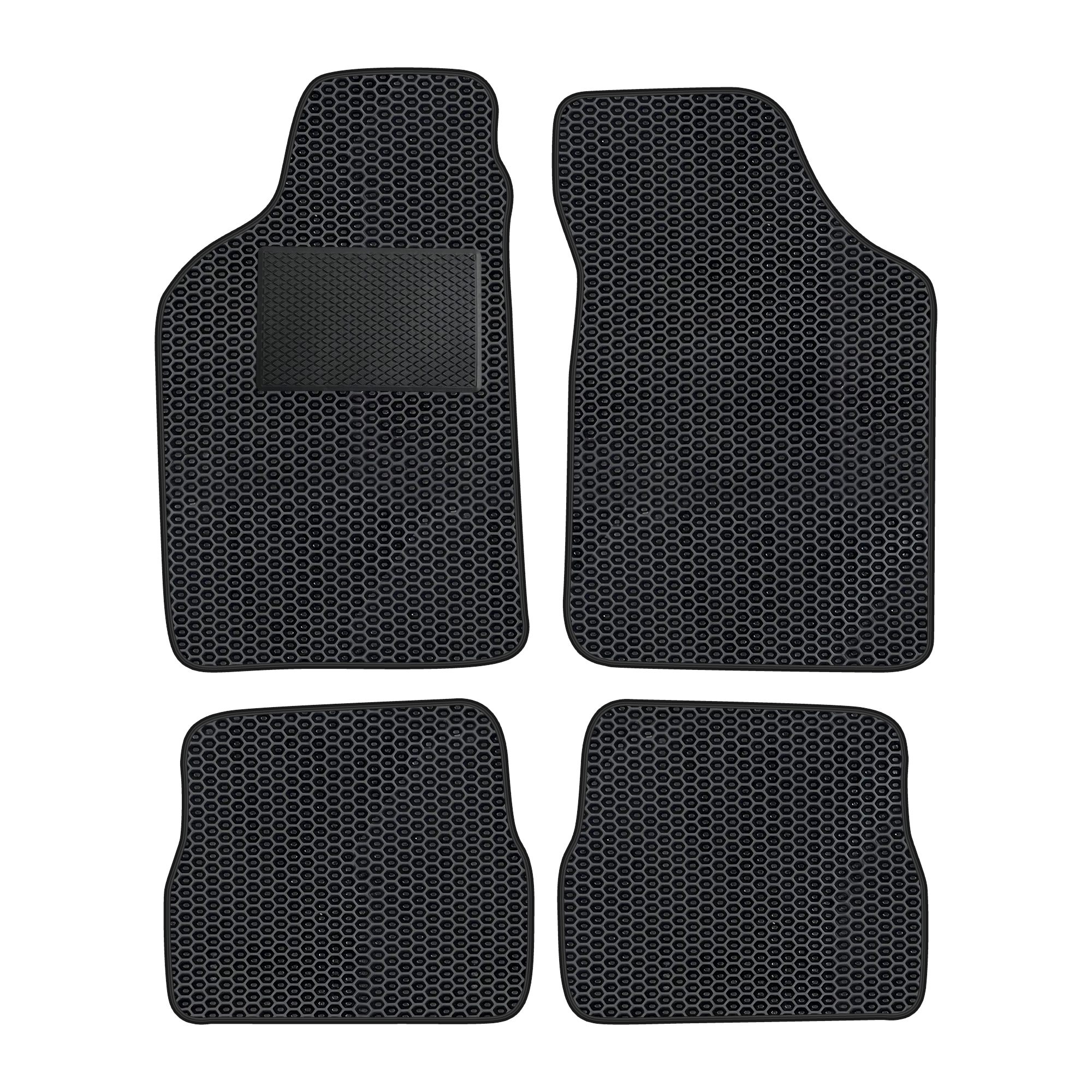 Pe012evapod - Komplettes Set Eva-autofußmatten Passend Für Peugeot 106 1996-2003 (mit Zusätzlicher Verstärkung)