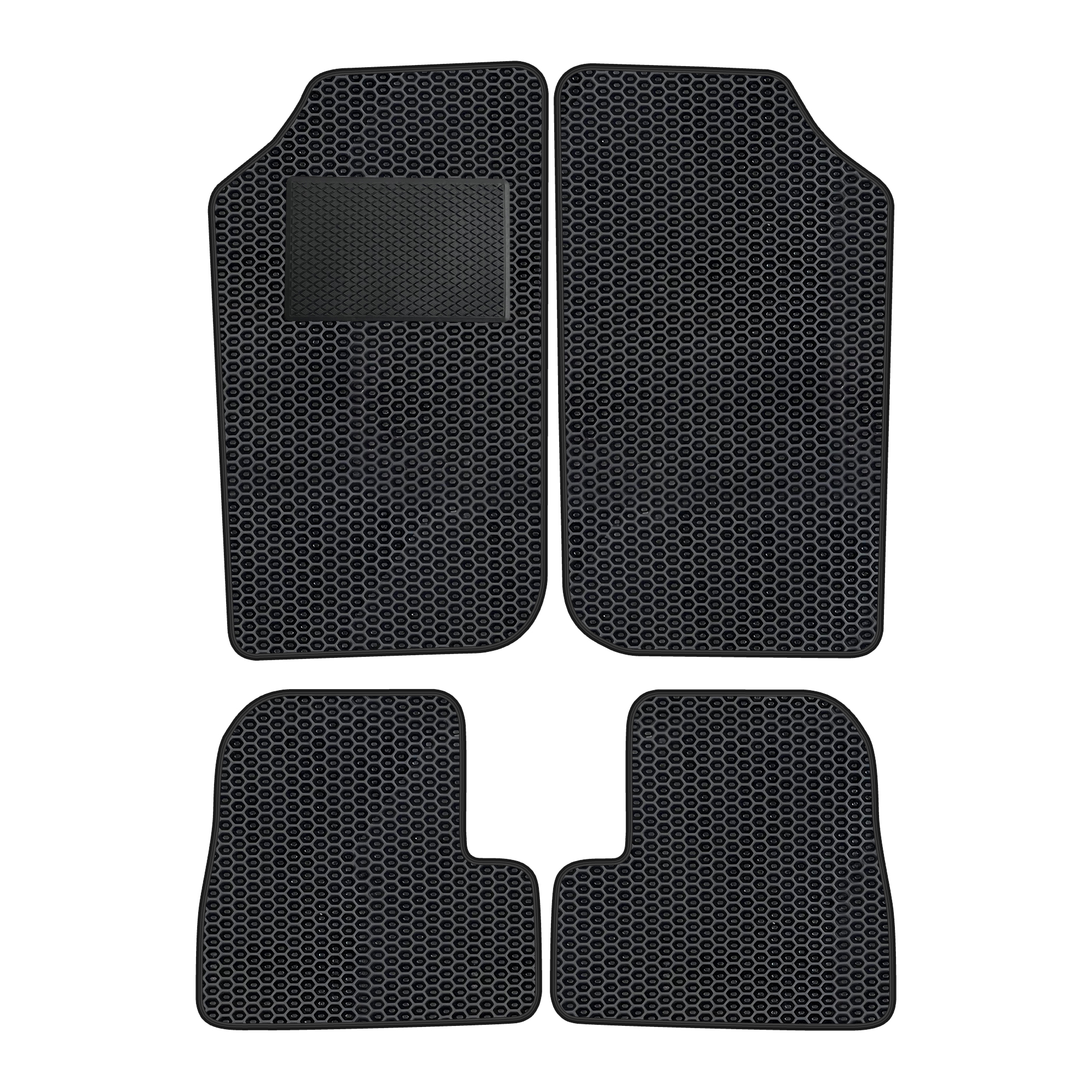 Pe014evapod - Komplettes Set Eva-autofußmatten Passend Für Peugeot 206 Cc 1998-2009 (mit Zusätzlicher Verstärkung)