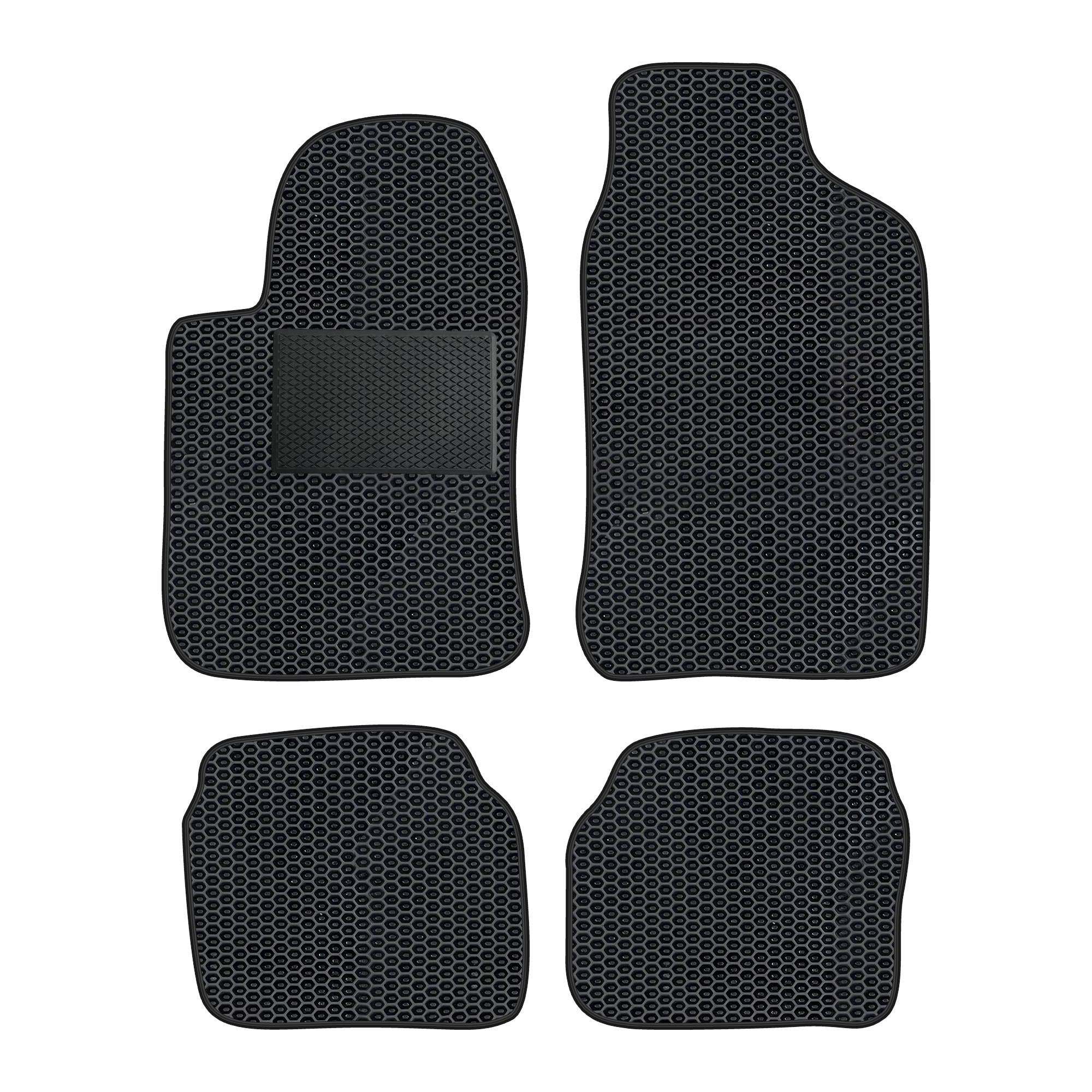 Pe020evapod - Komplettes Set Eva-autofußmatten Passend Für Peugeot 605 1989-2000 (mit Zusätzlicher Verstärkung)
