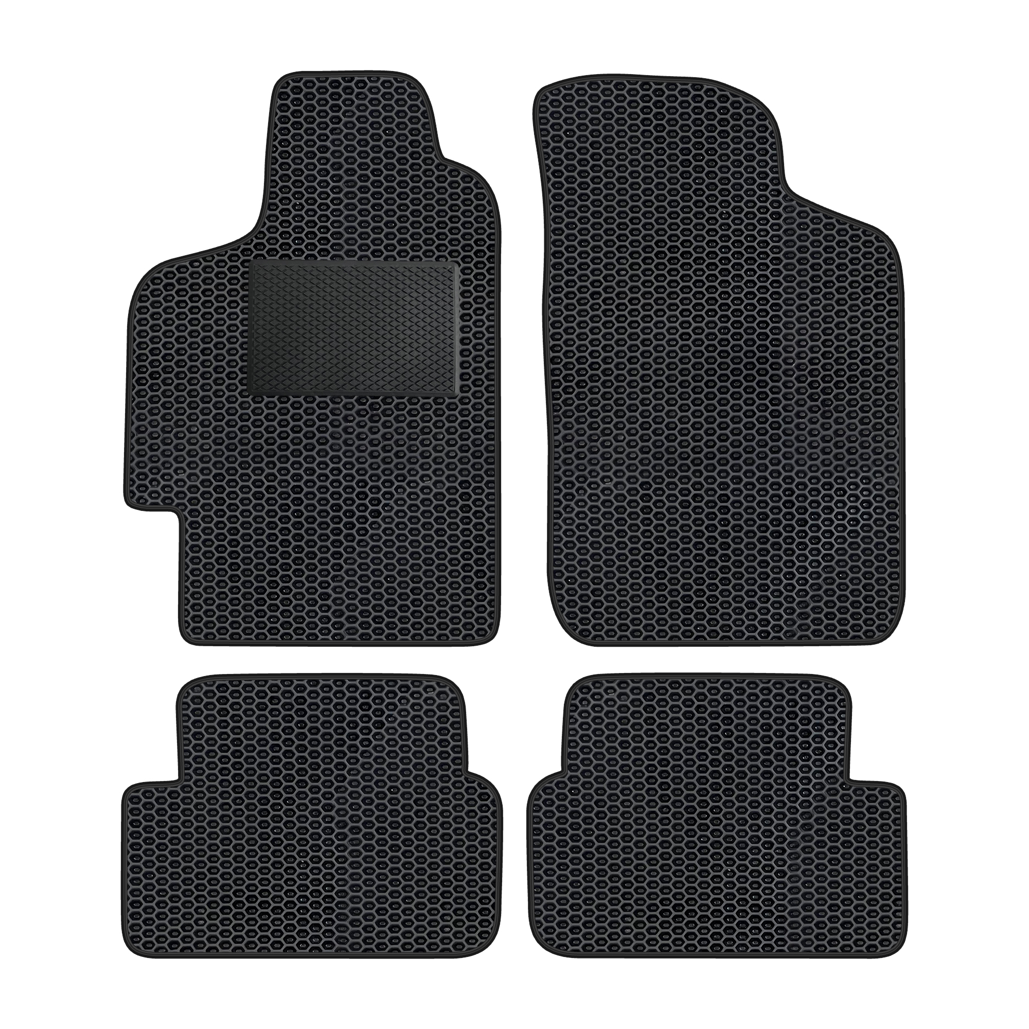 Re004evapod - Komplettes Set Eva-autofußmatten Passend Für Renault Laguna I 1993-1998 (mit Zusätzlicher Verstärkung)
