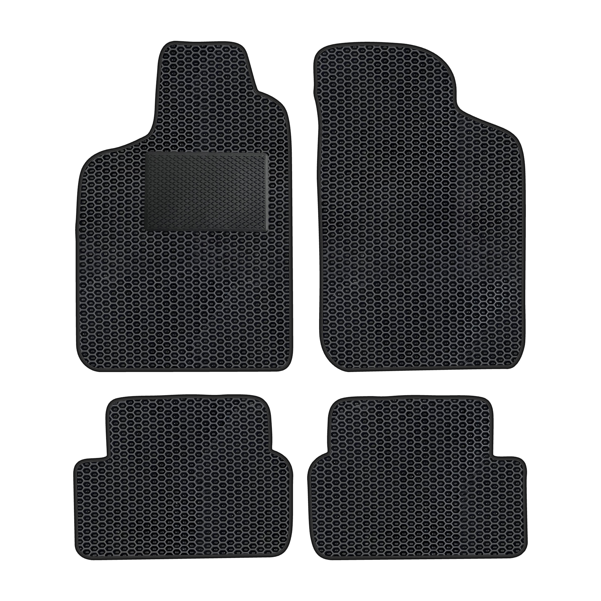 Re005evapod - Komplettes Set Eva-autofußmatten Passend Für Renault Laguna I Fl 1998-2001 (mit Zusätzlicher Verstärkung)