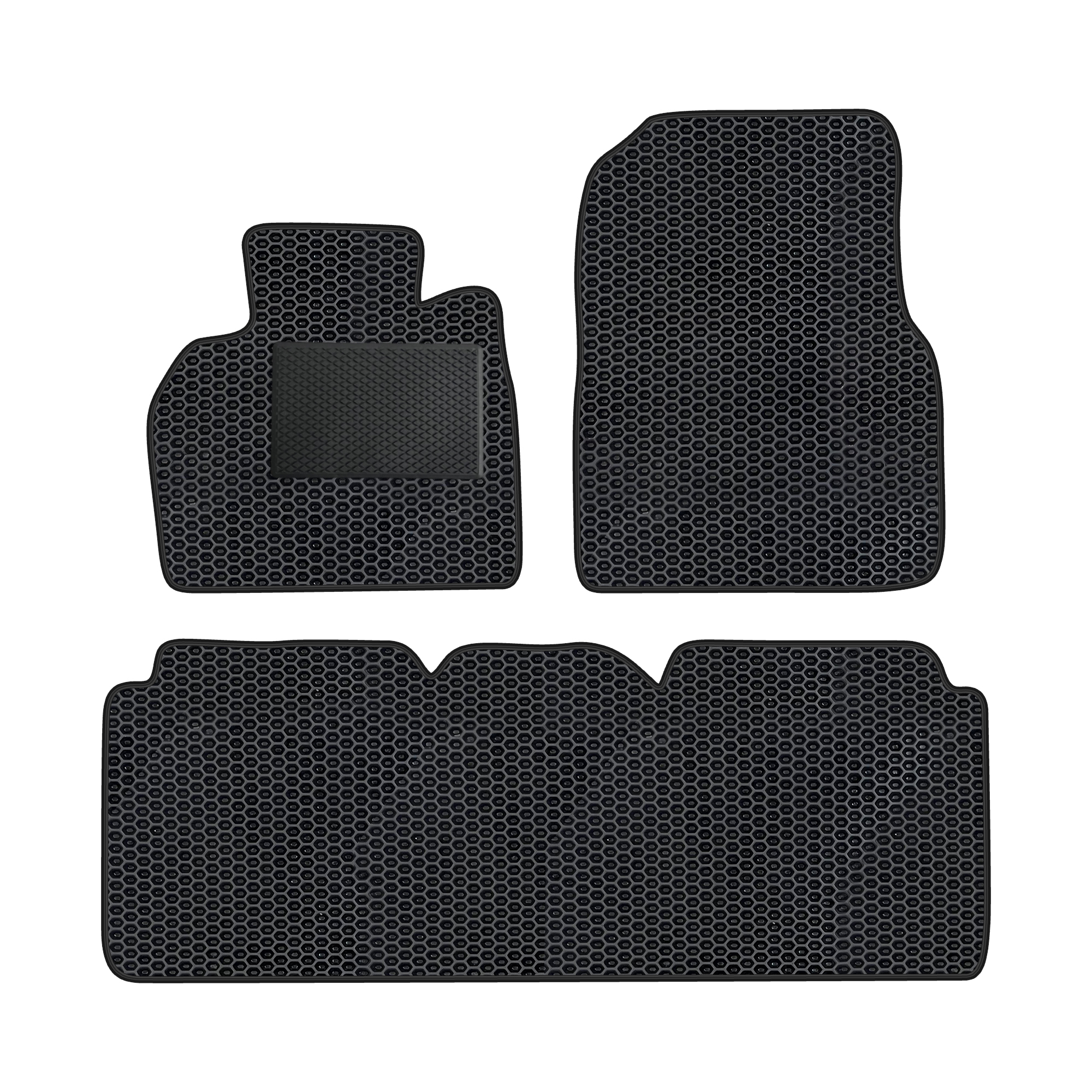 Re027evapod - Komplettes Set Eva-autofußmatten Passend Für Renault Espace Iv 2002-2014 5-sitzer (mit Zusätzlicher Verstärkung)