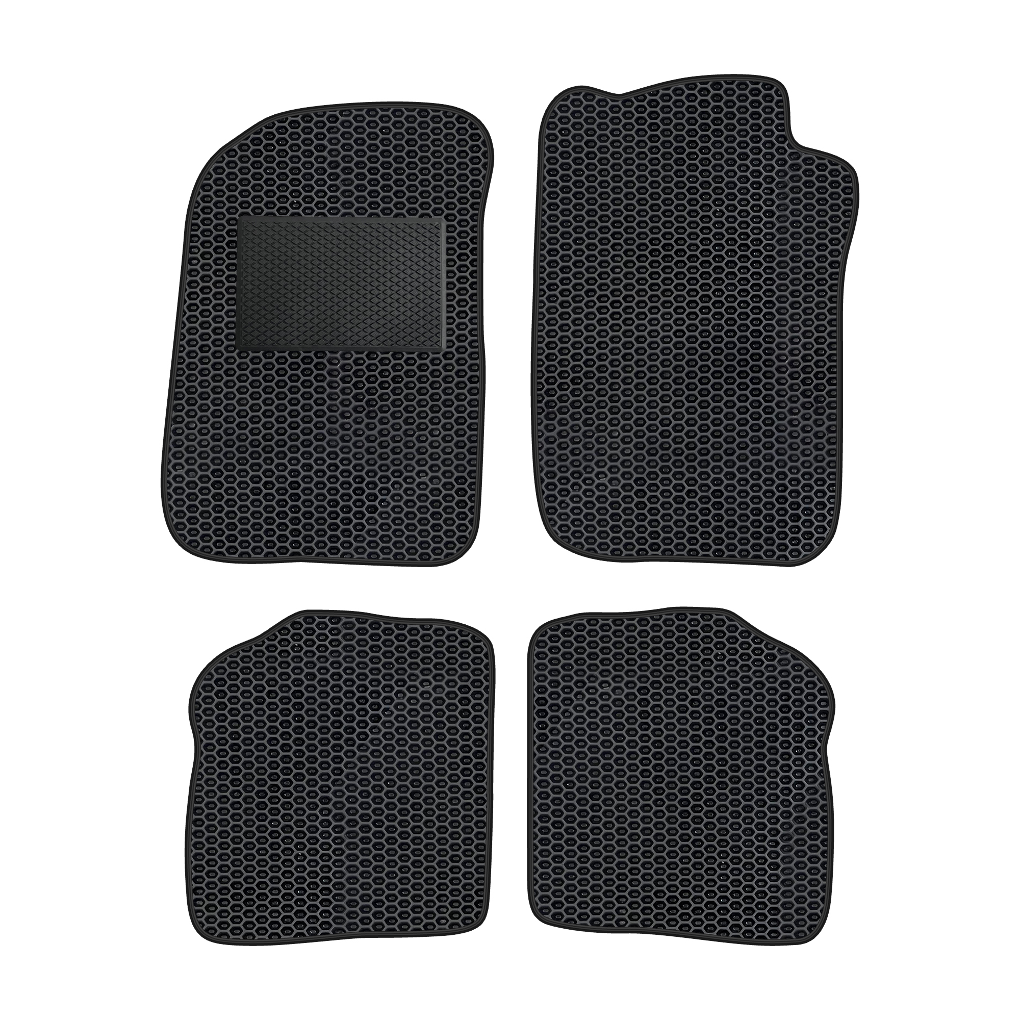 Re024evapod - Komplettes Set Eva-autofußmatten Passend Für Renault 19 1991-1997 (mit Zusätzlicher Verstärkung)