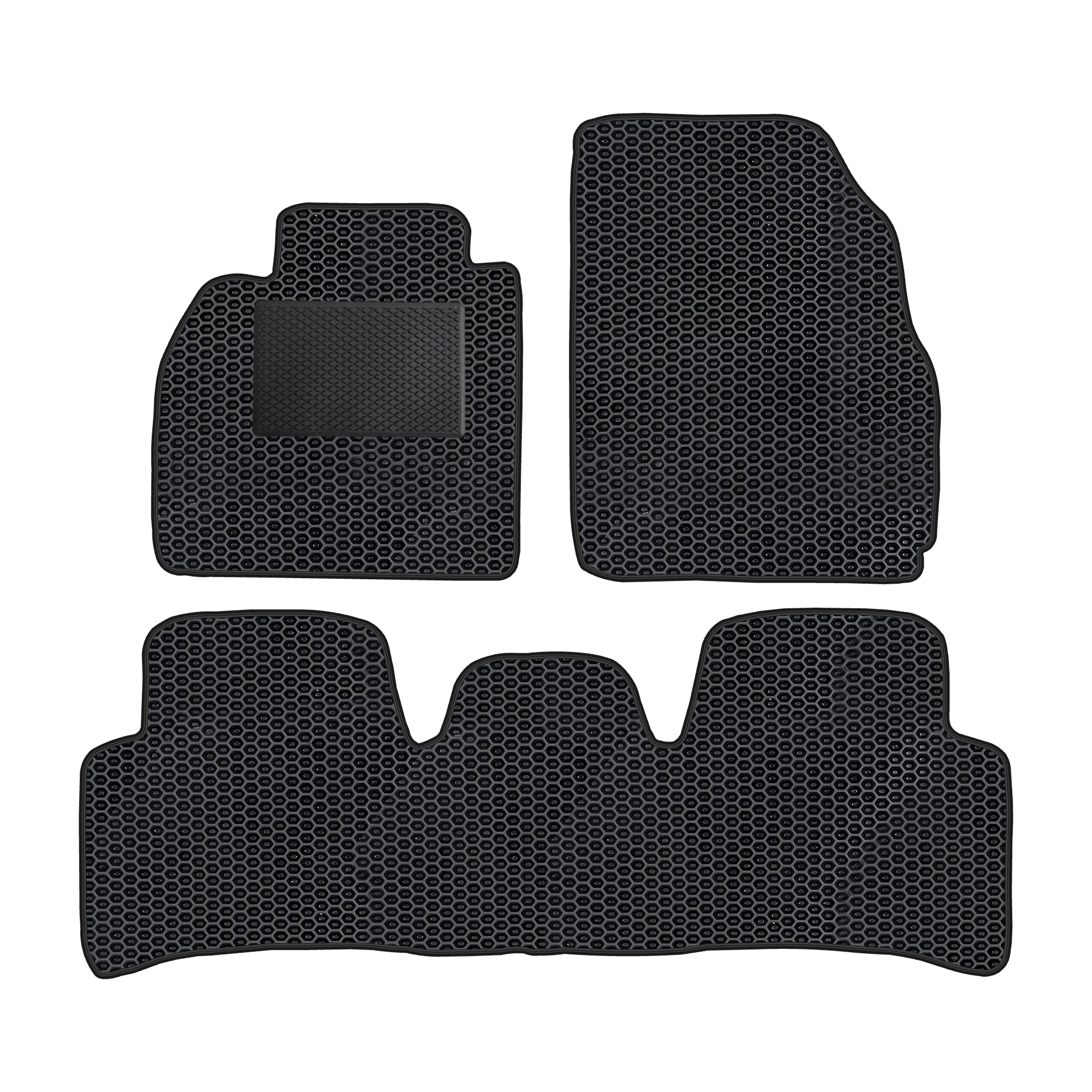 Re029evapod - Komplettes Set Eva-autofußmatten Passend Für Renault Scenic Ii 2003-2009 (mit Zusätzlicher Verstärkung)